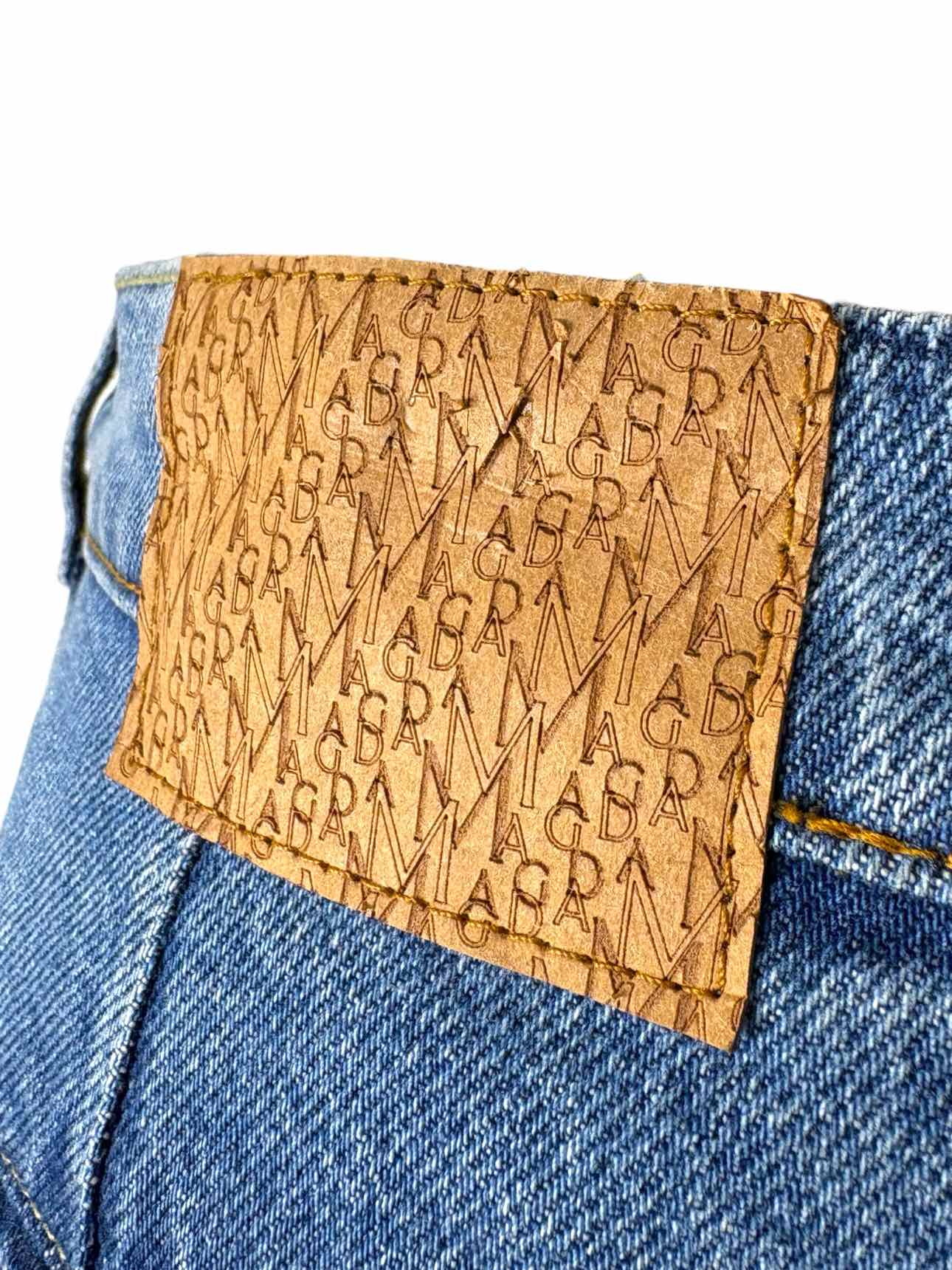 MAGDA BUTRYM Size 38 Full Length Denim Skirt - Image 4