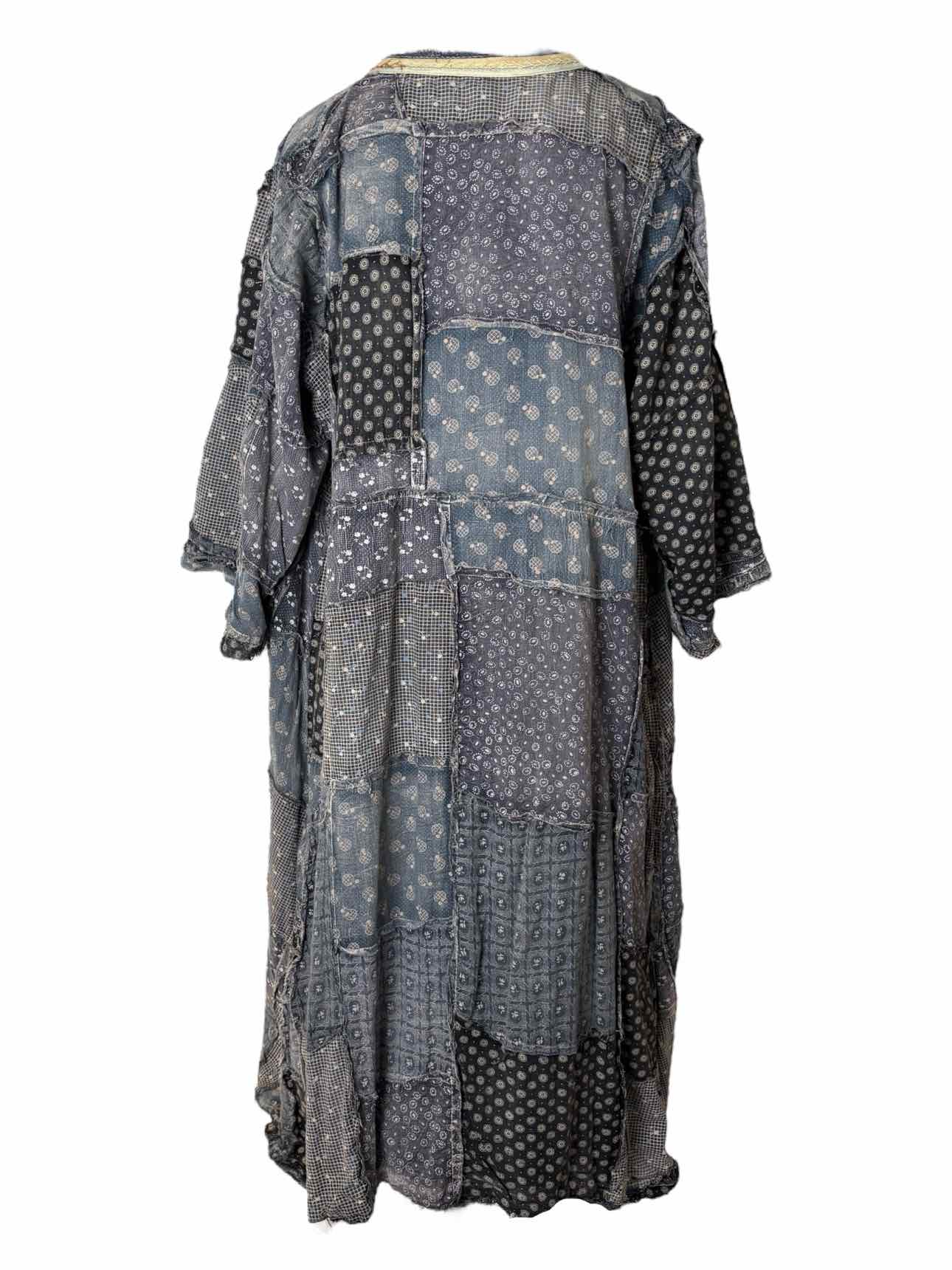 Magnolia Pearl BLue Patchwork Size OS Kimono - Image 2