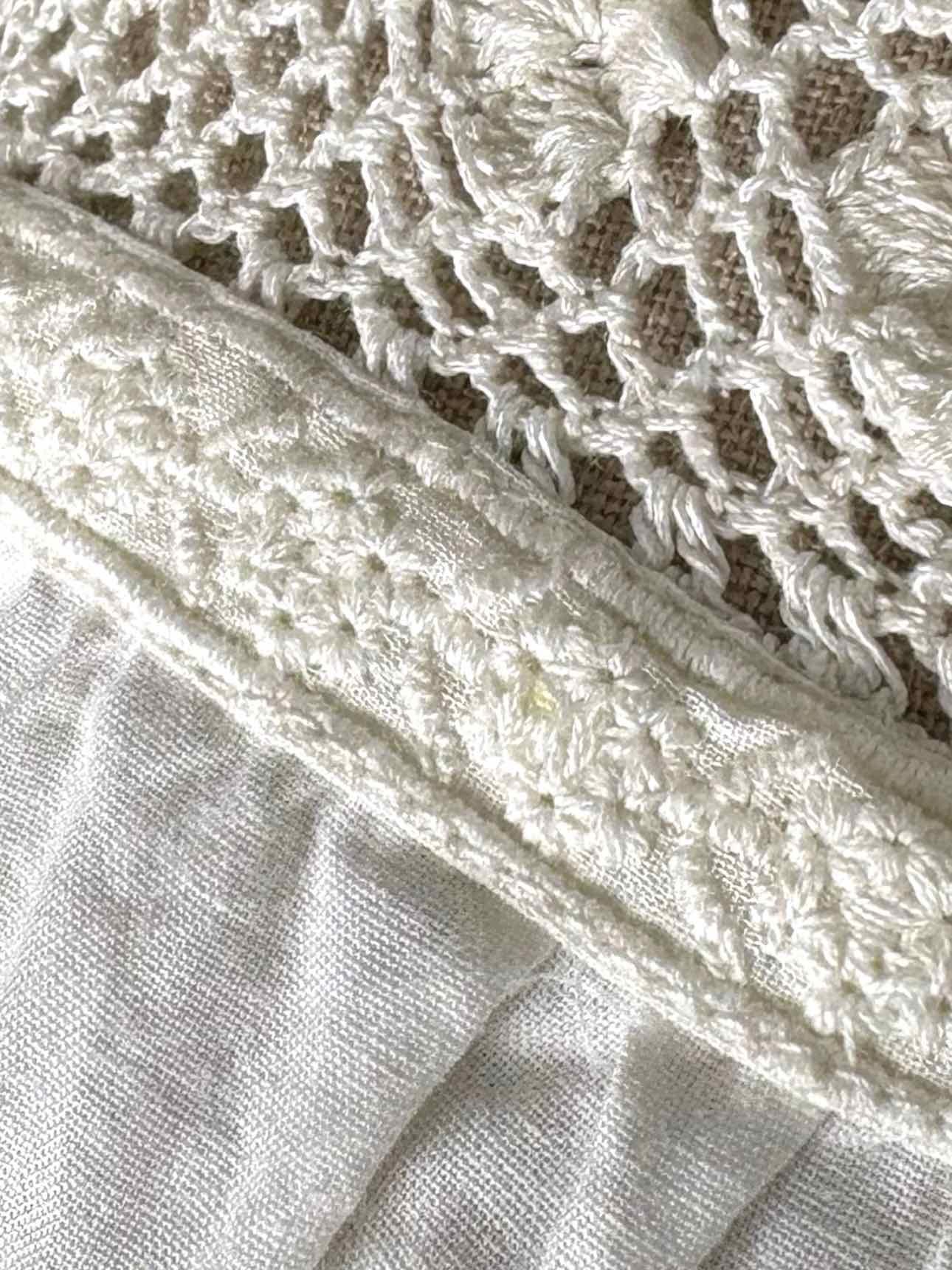 Magnolia Pearl Crochet Trim Size OS Tunic - Image 4