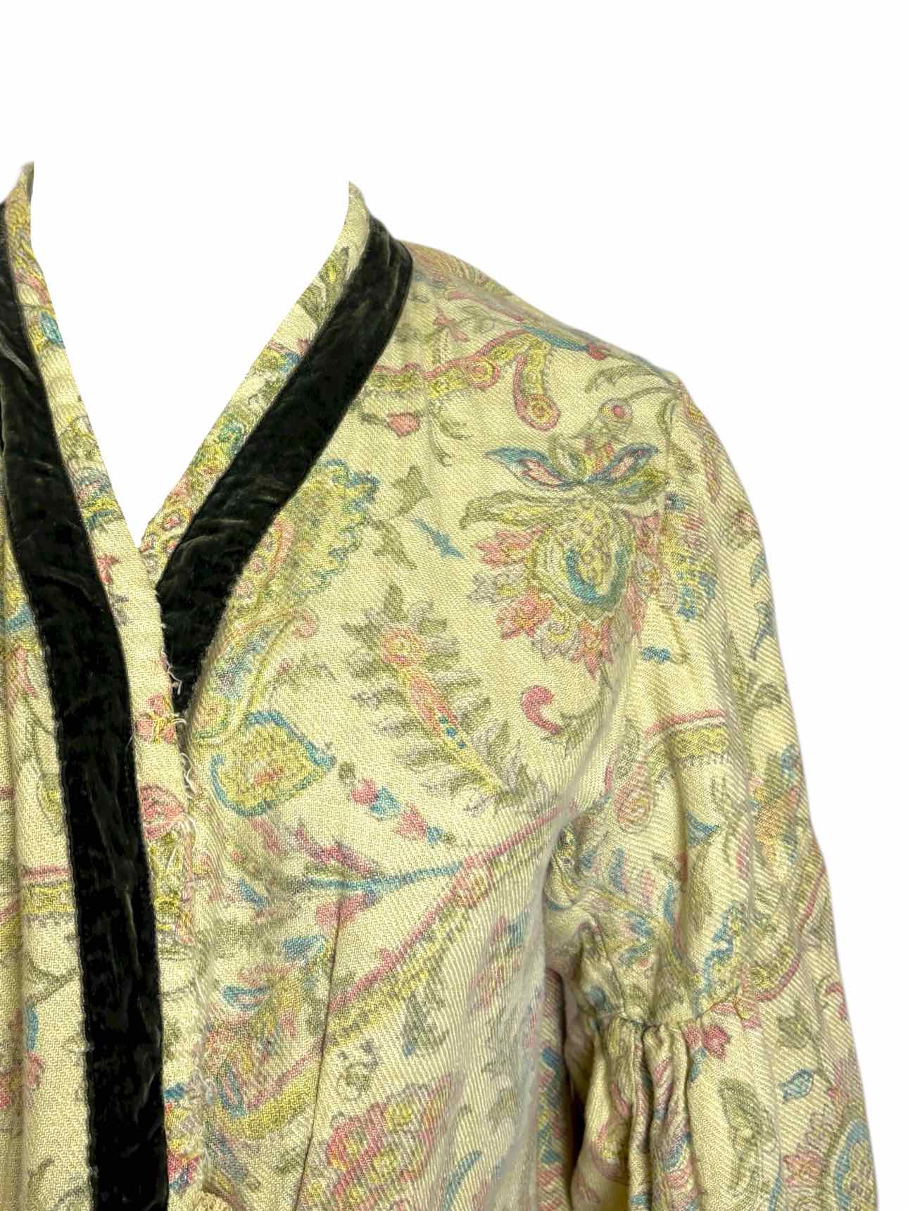 Magnolia Pearl Fiala Floral Linen Size OS Coat - Image 3