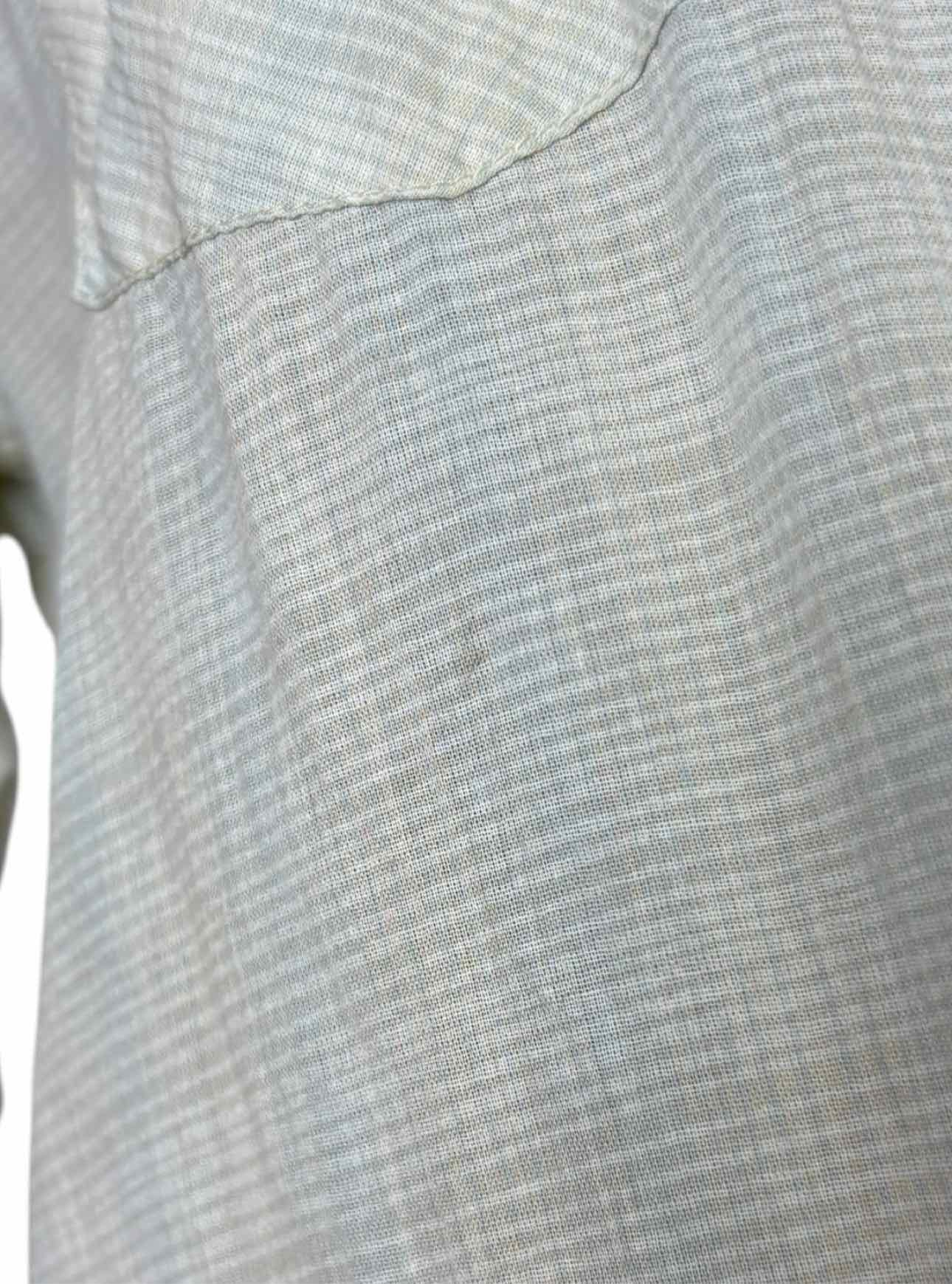 Magnolia Pearl Size OS Plaid Cotton Blouse - Image 6