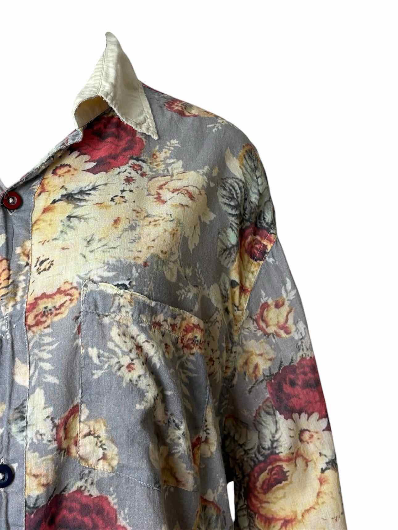 Magnolia Pearl Size OS Rose Garden Cotton Blouse - Image 3