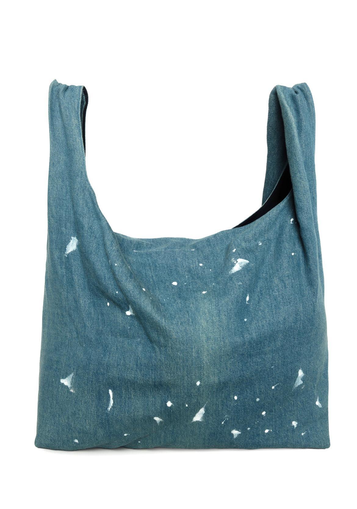 Maison Martin Margiela MM6 Painted Denim Tote - Image 5