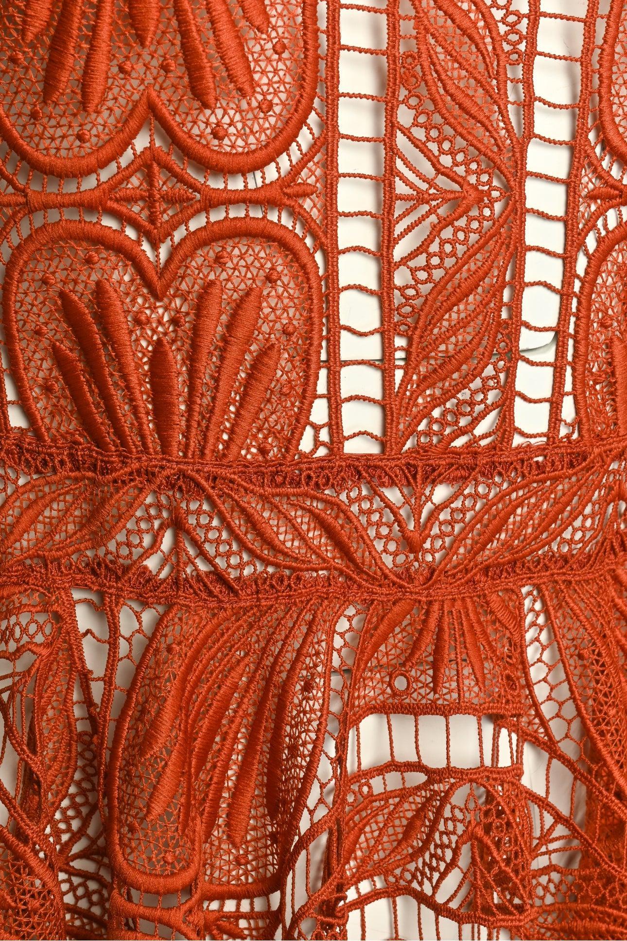 maje Size 1 Lace Dress - Image 3