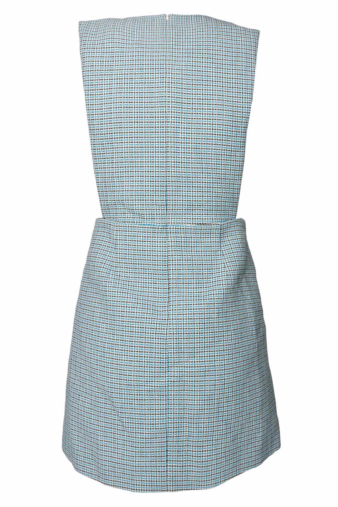 maje Size 1 Plaid Pinafore Dress - Image 2