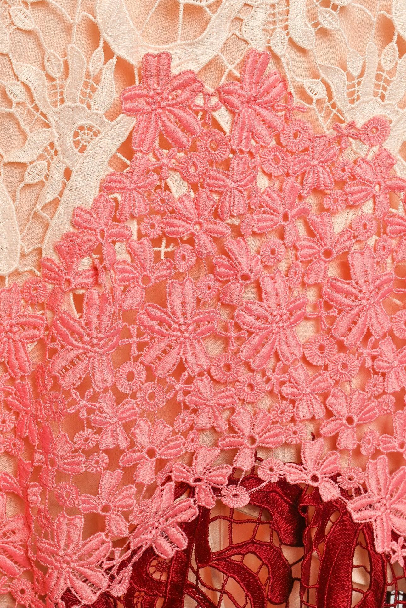 maje Size 1 Romarin Tiered Lace Dress - Image 3