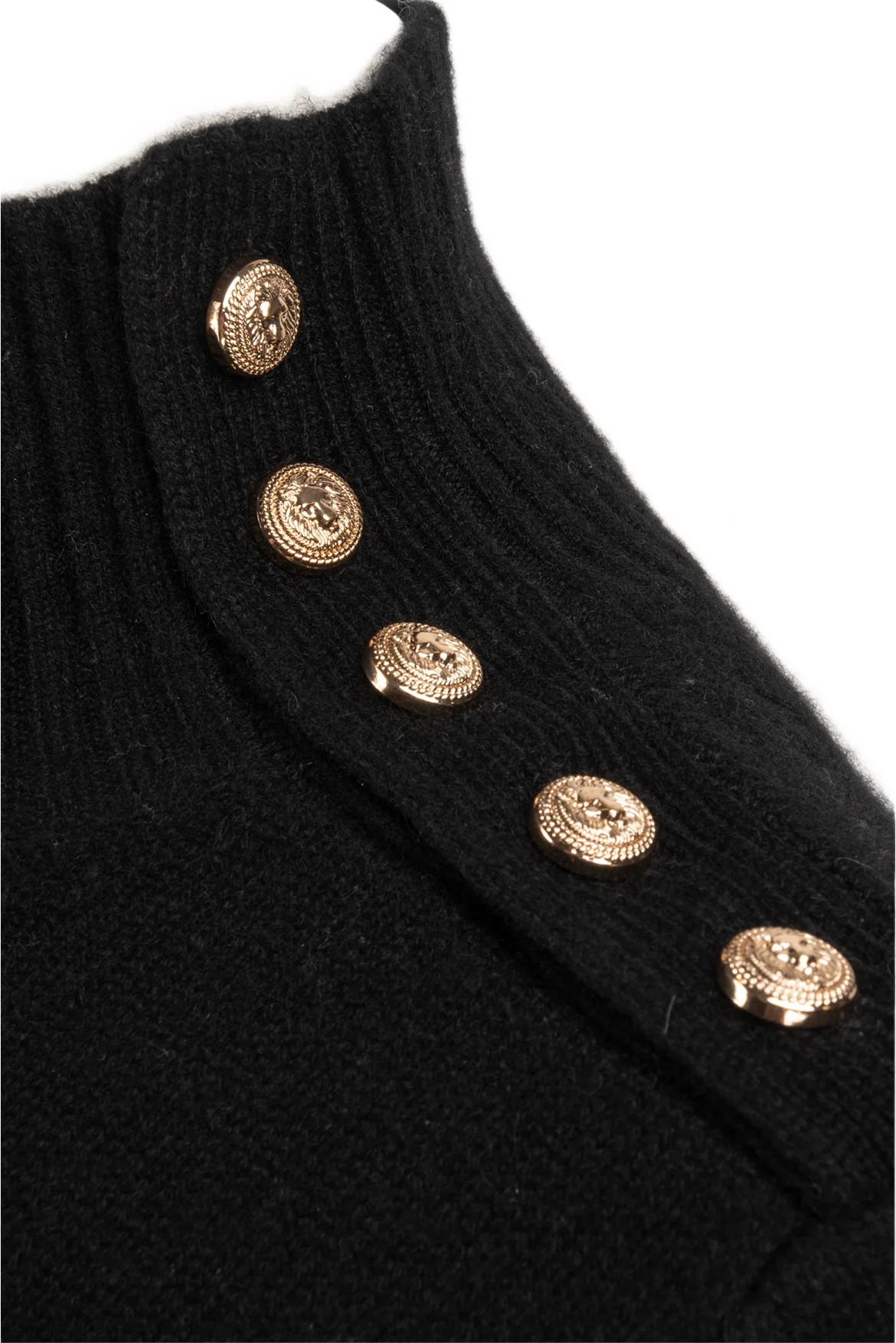 maje Size 2 Mockneck Striped Cashmere Sweater - Image 3
