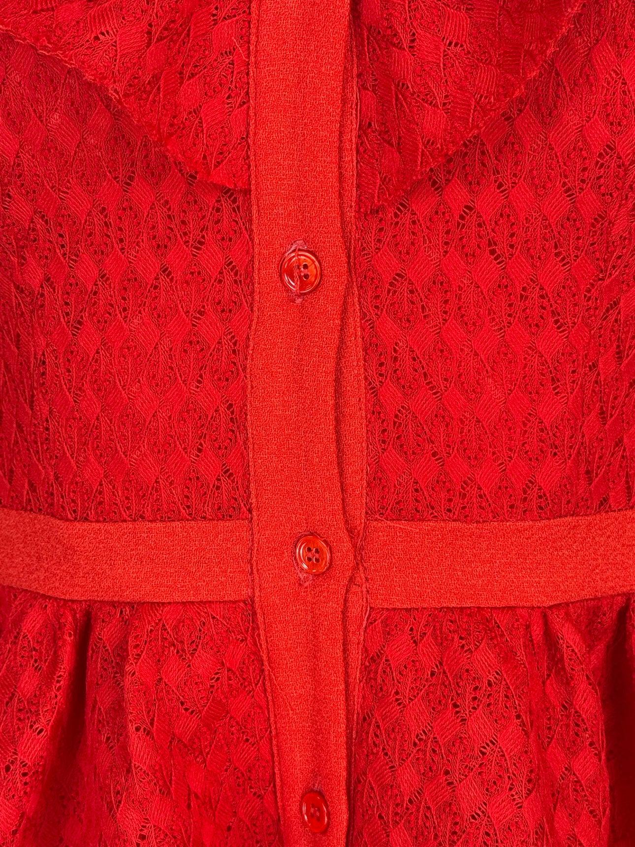 maje Size 2 Reglisse Ruffled Cold Shoulder Dress - Image 4