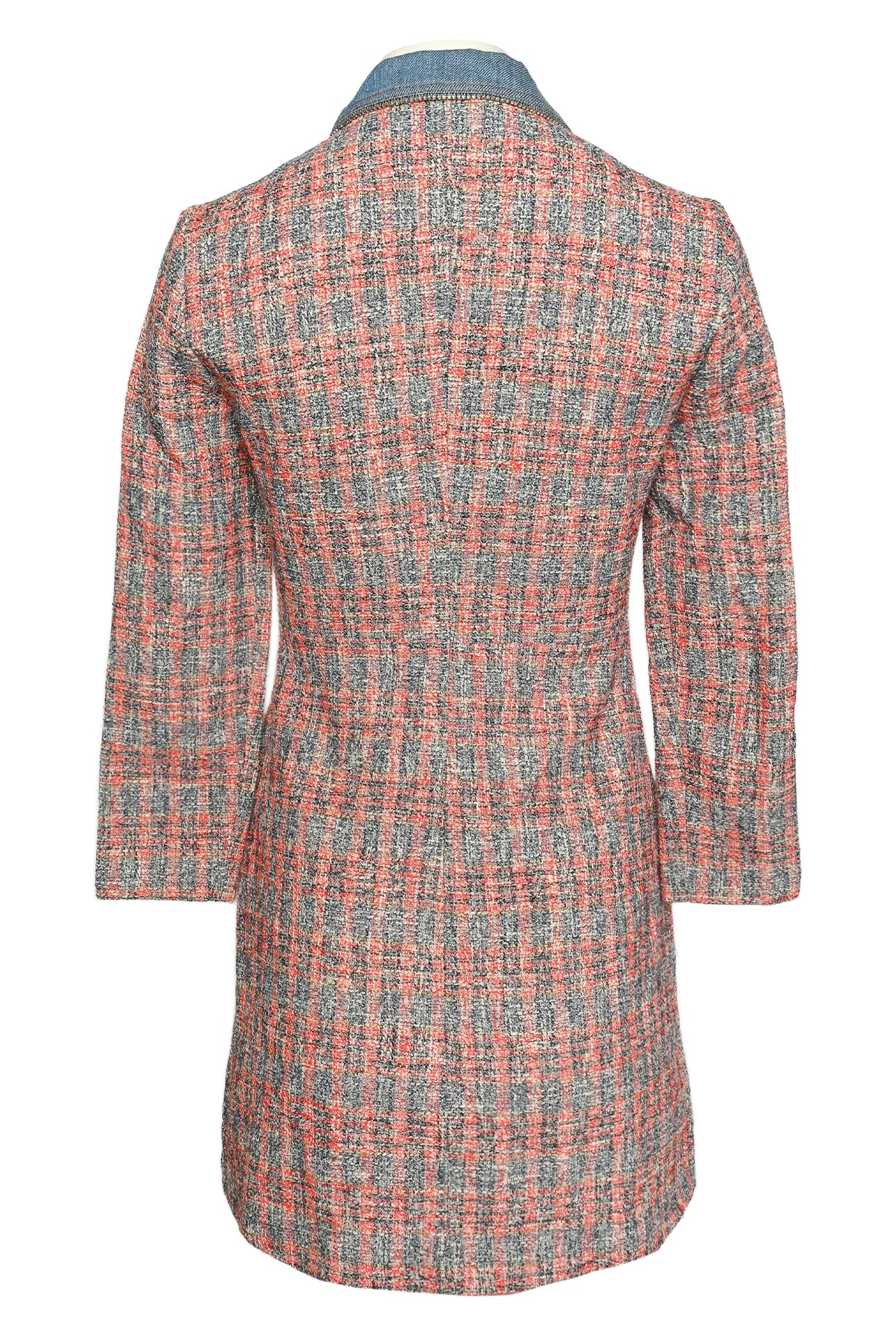 maje Size 36 Renise Tweed Check Dress - Image 2