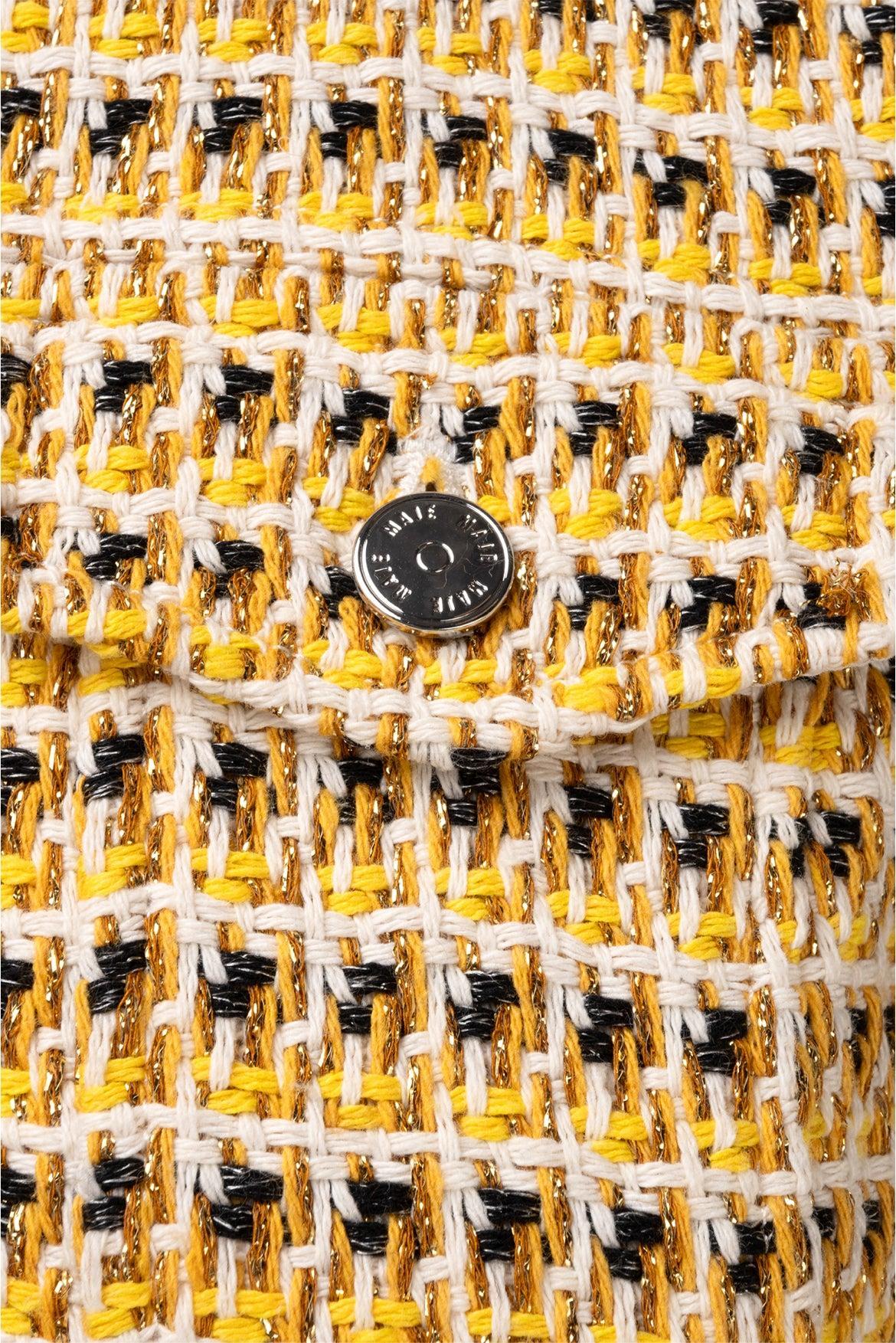 maje Size 36 Tweed Mini Dress - Image 3