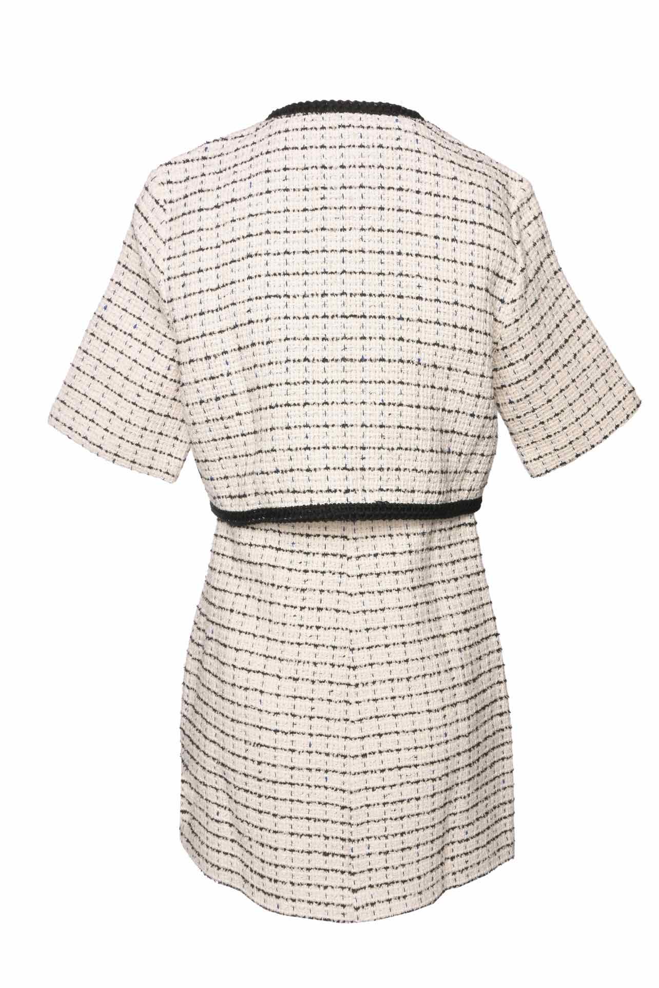 maje Size 38 2-in-1 Tweed Dress Set - Image 2