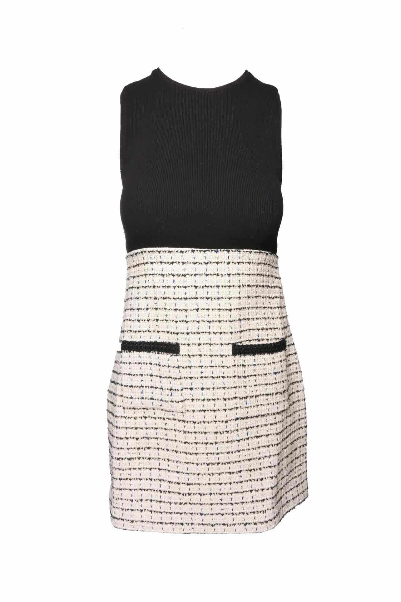 maje Size 38 2-in-1 Tweed Dress Set - Image 3