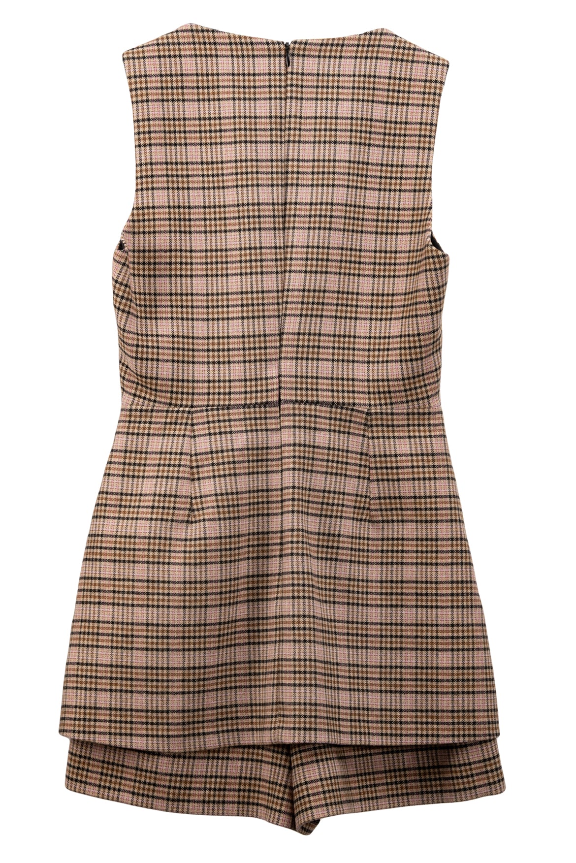 maje Size 38 Plaid Romper - Image 2