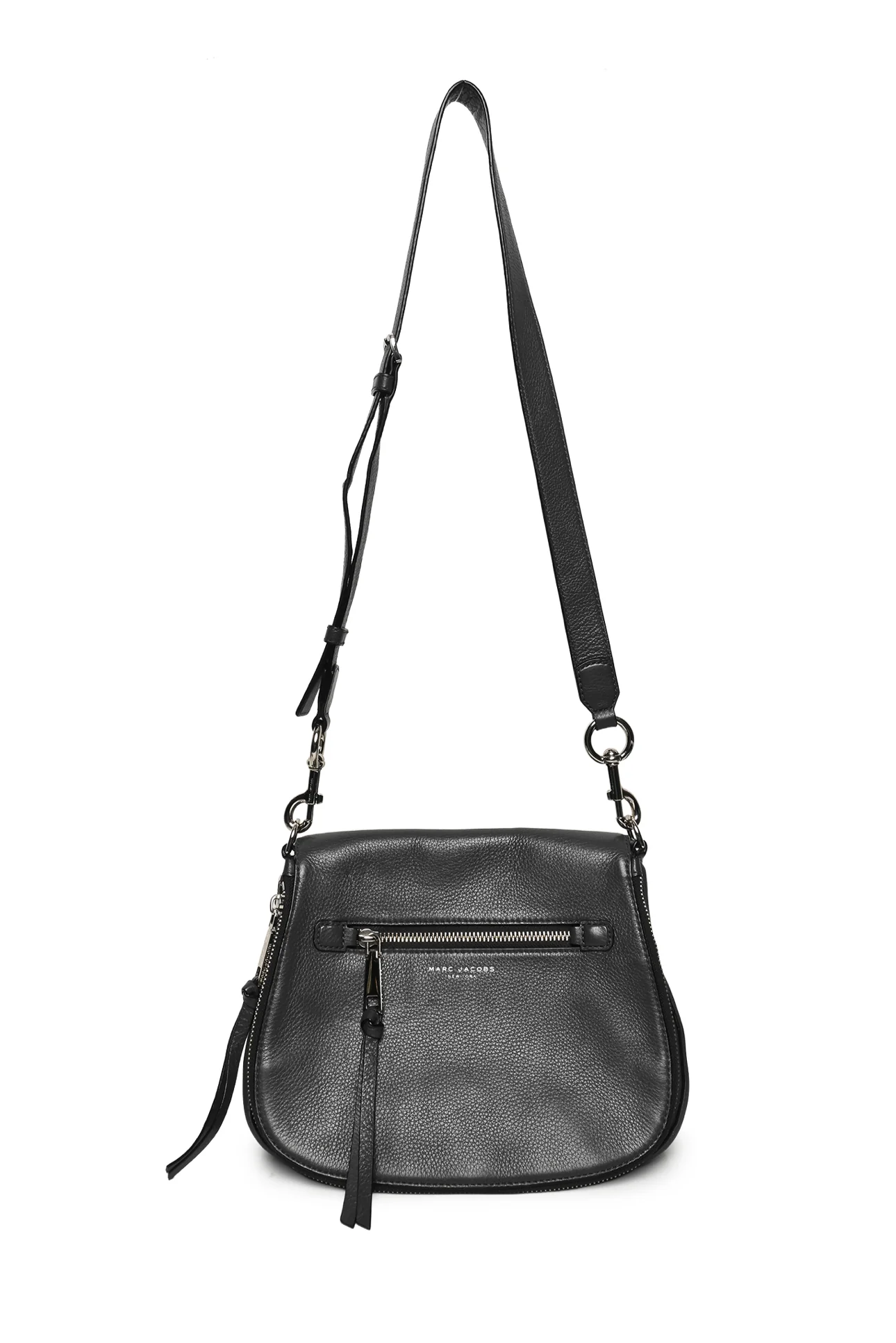 Marc Jacobs Pebbled Leather Recruit Nomad Saddle Crossbody Bag - Image 5