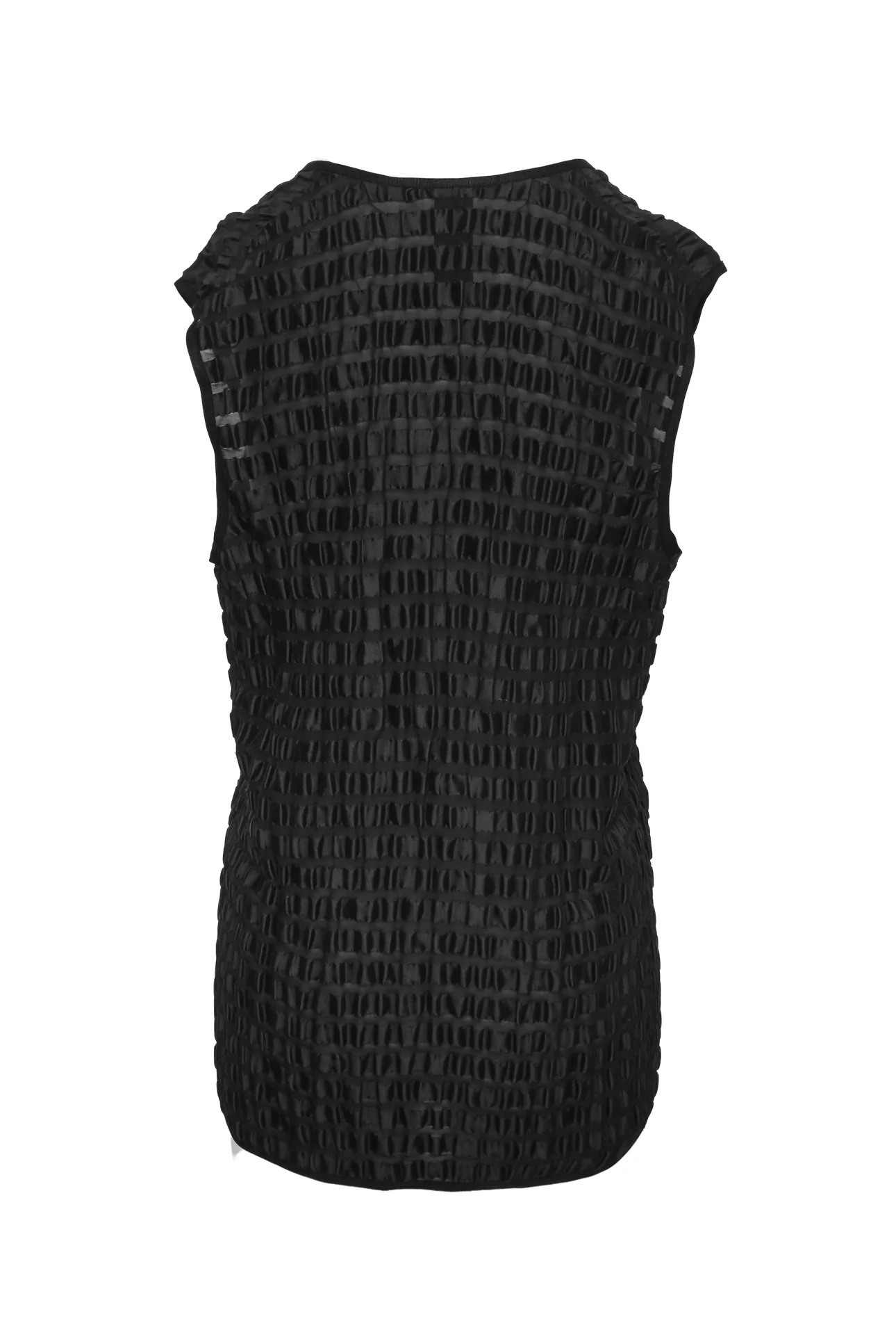Maria Cornejo Size 10 Textured Silk Tank Top - Image 2