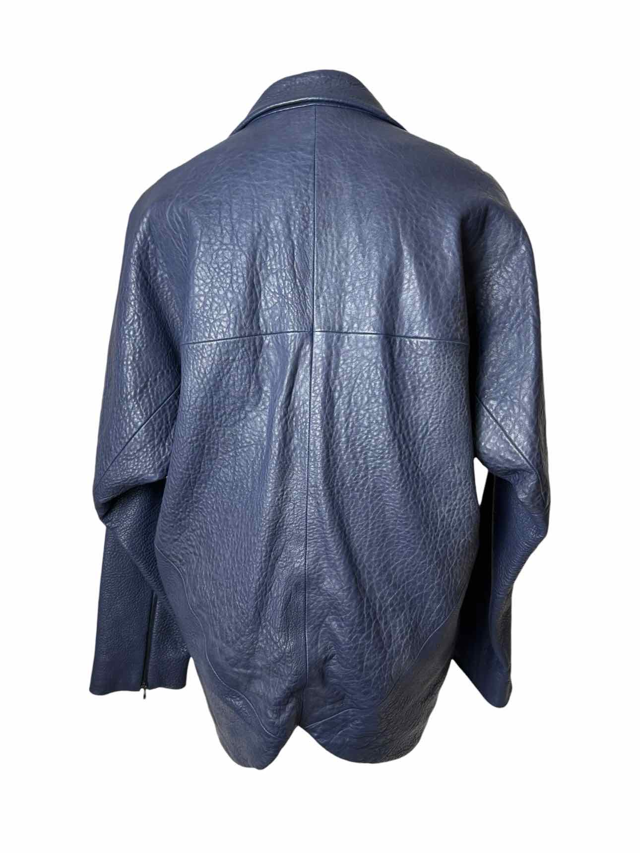 Maria Cornejo Size 6 Panelled Leather Jacket - Image 2
