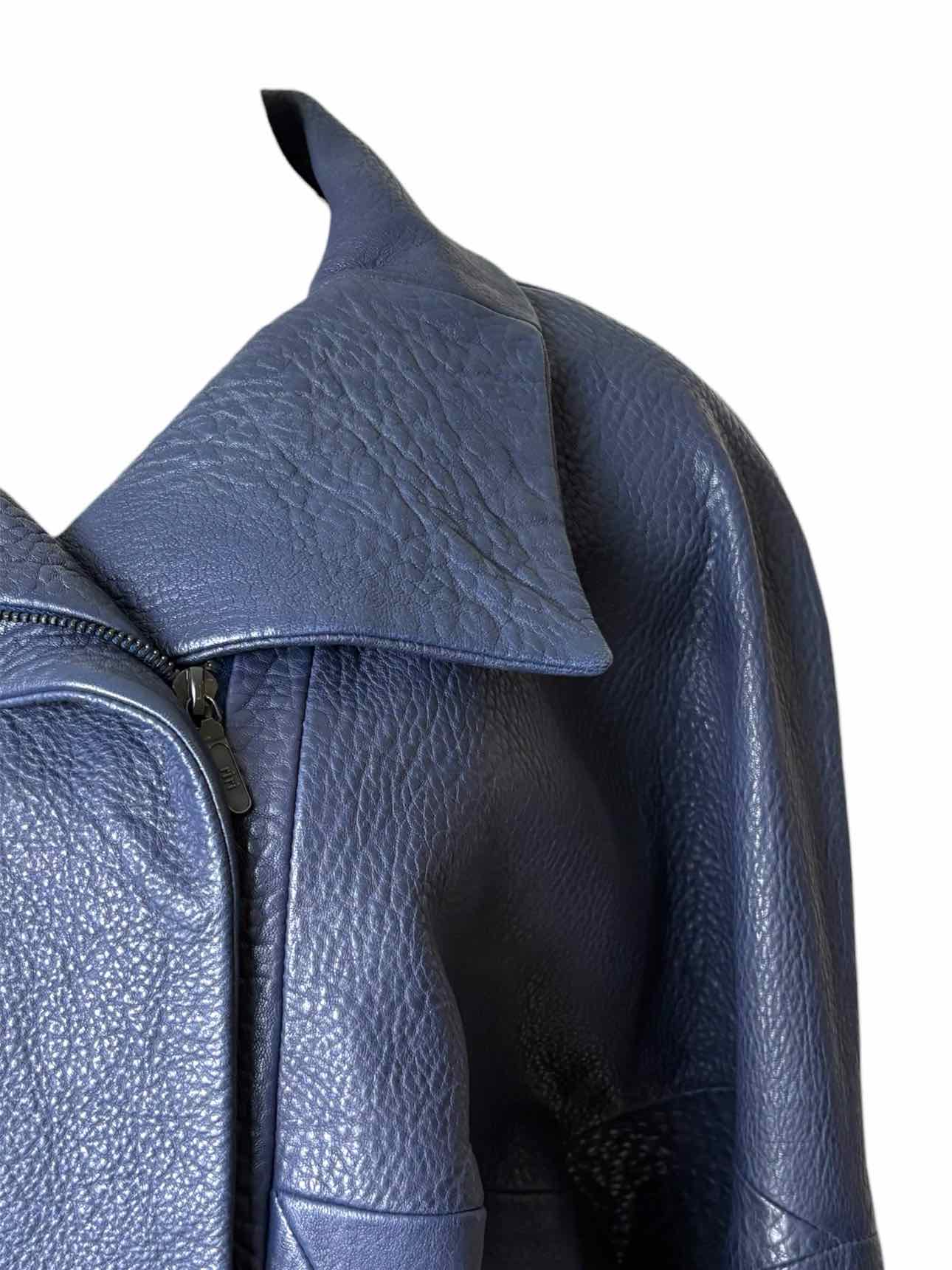 Maria Cornejo Size 6 Panelled Leather Jacket - Image 3
