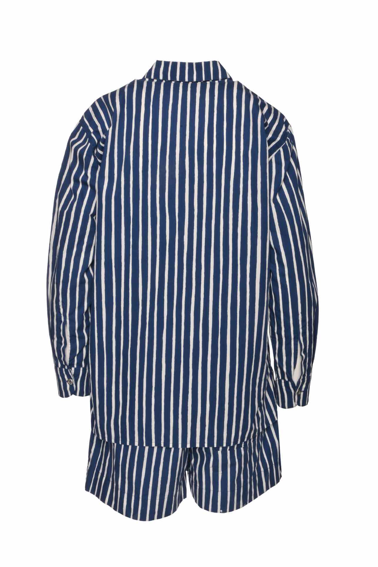 Marimekko Size XS Stripe Shirt & Short Set - Image 2