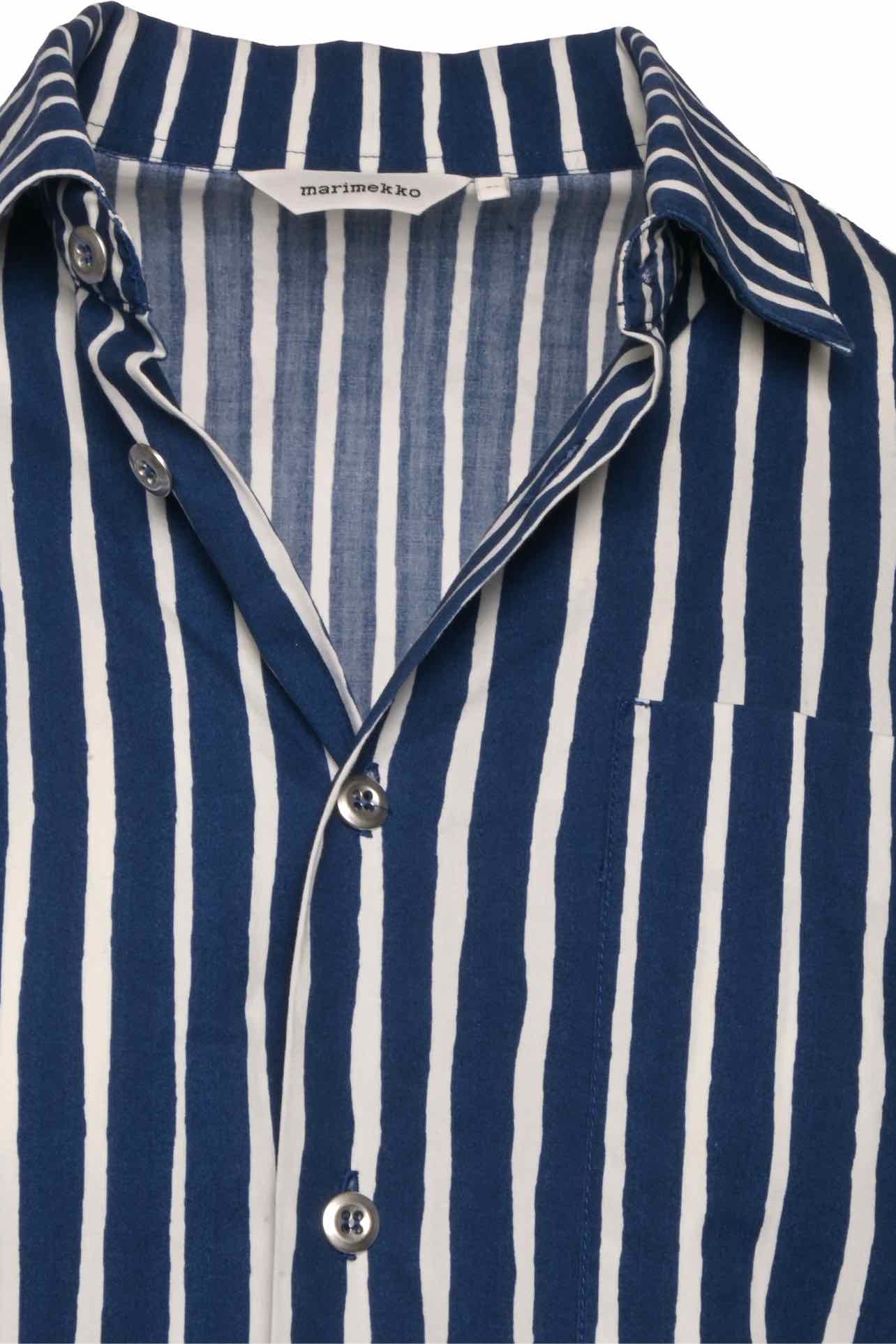 Marimekko Size XS Stripe Shirt & Short Set - Image 3