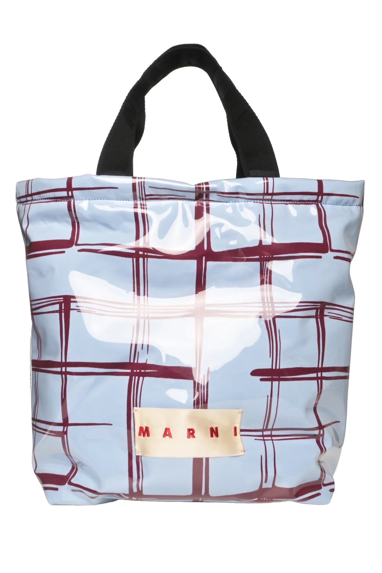 Marni Checkered Padded Tote