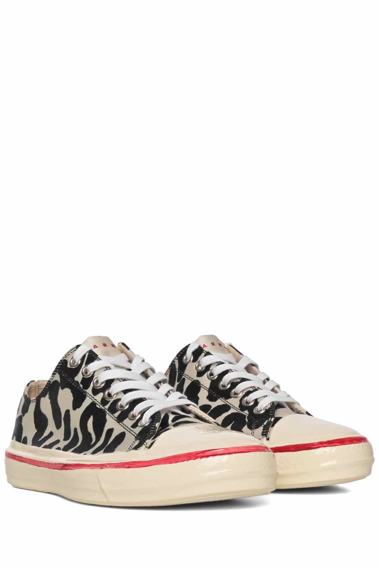 Marni Size 36 Leopard Graffiti Gooey Low-Top Sneaker - Image 2