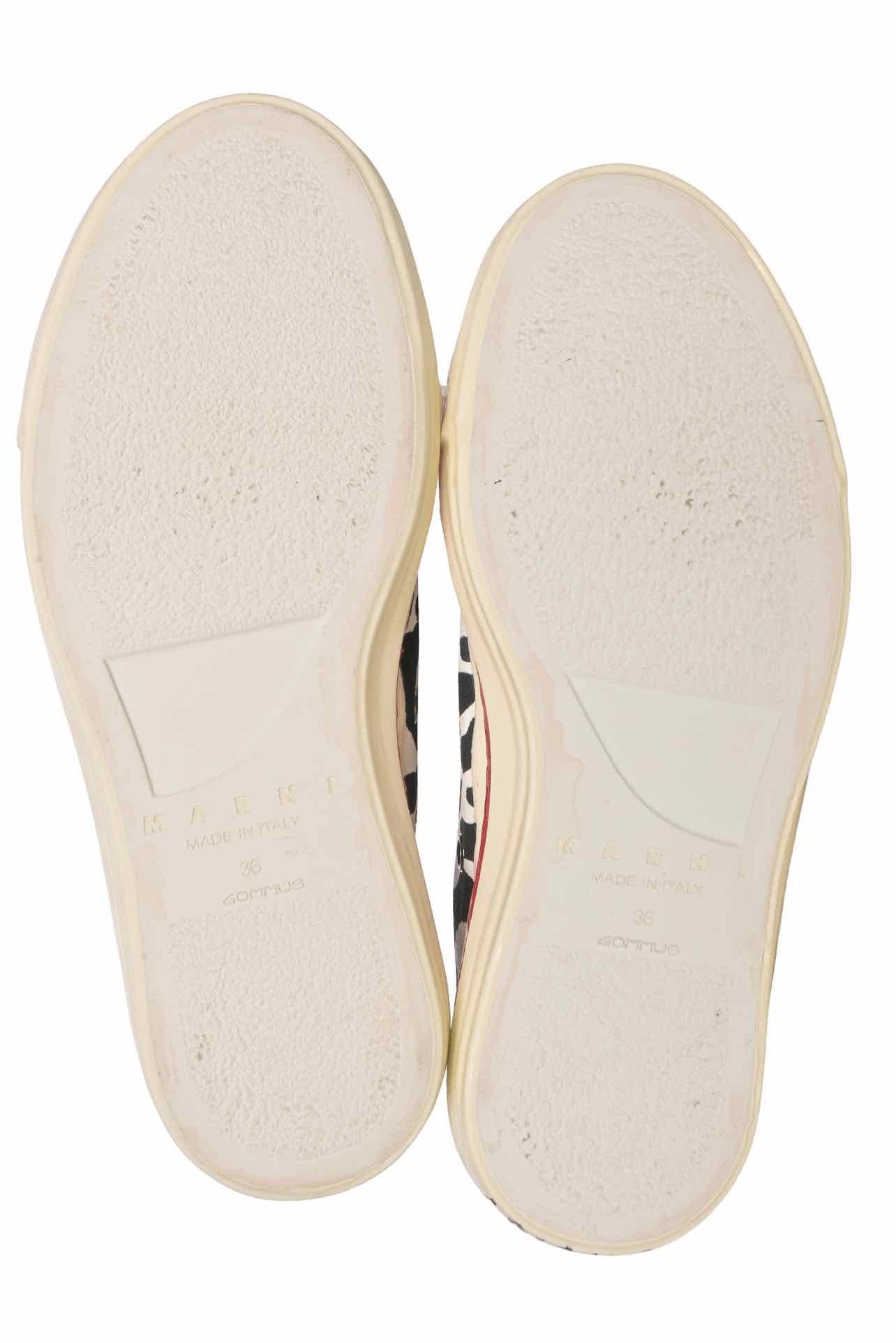 Marni Size 36 Leopard Graffiti Gooey Low-Top Sneaker - Image 6