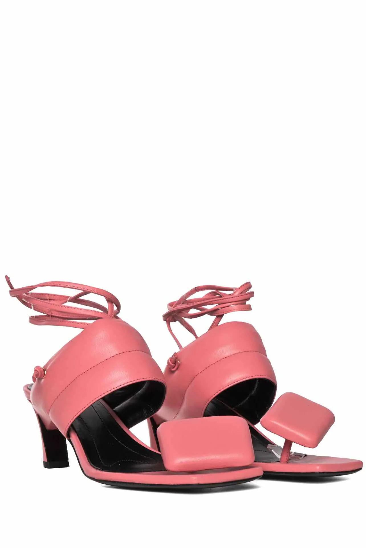 Marni Size 37.5 Quilted Strappy Heeled Sandals - Image 2