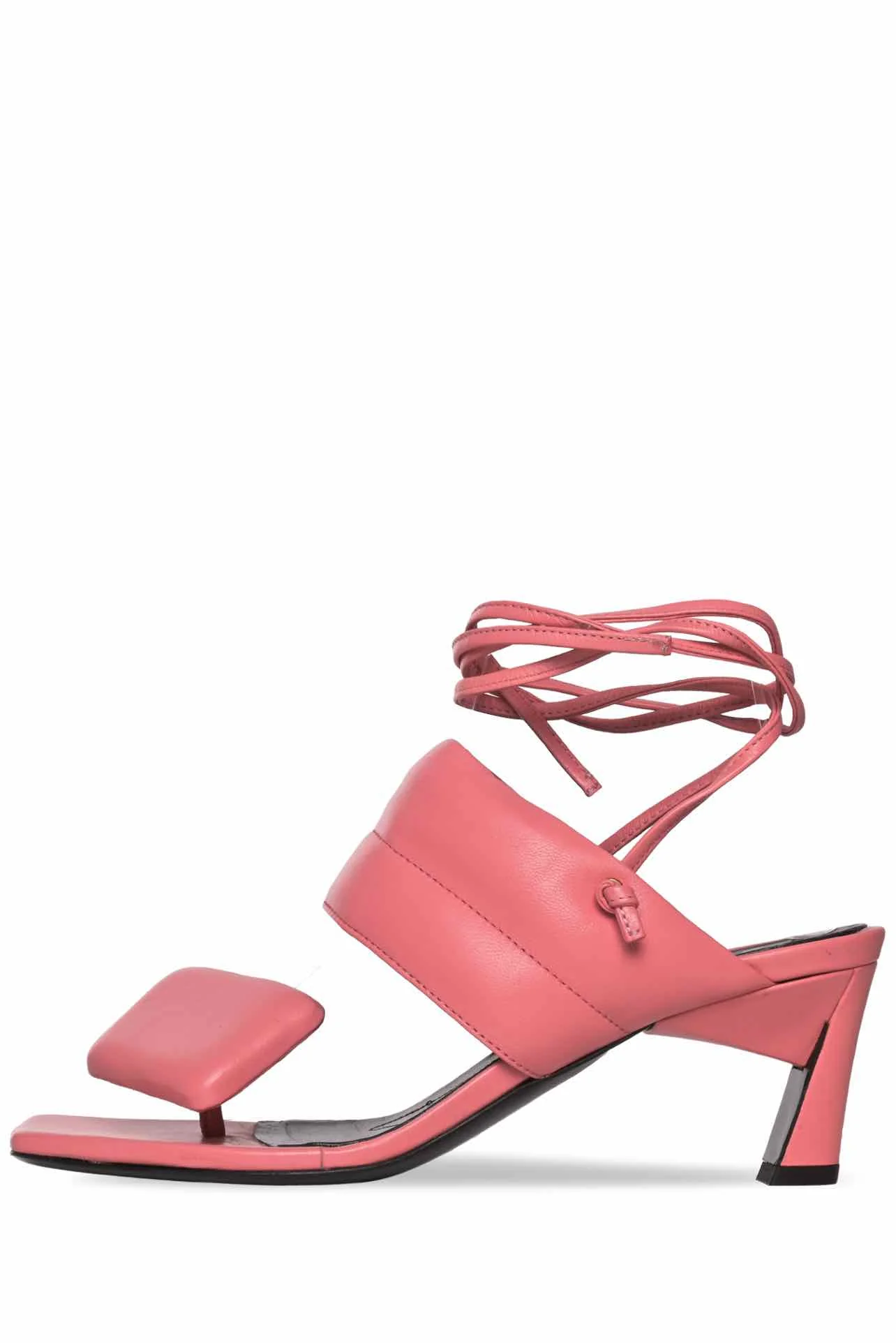 Marni Size 37.5 Quilted Strappy Heeled Sandals - Image 3