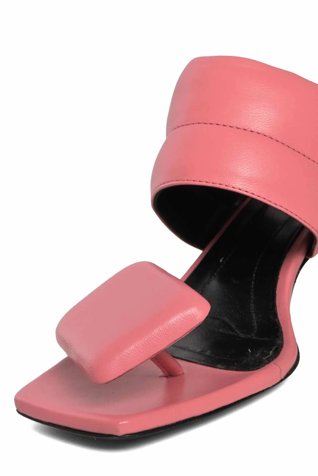 Marni Size 37.5 Quilted Strappy Heeled Sandals - Image 4