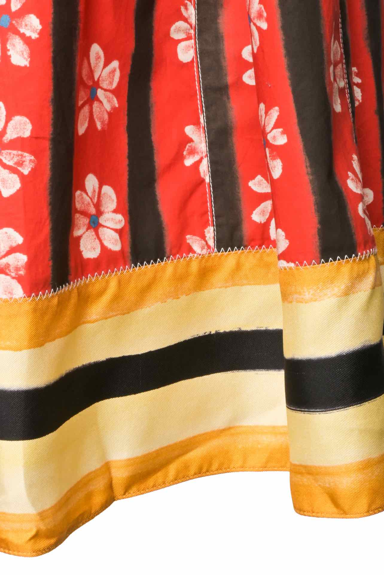 Marni Size 38 Daisy Lane Poplin Skirt - Image 3