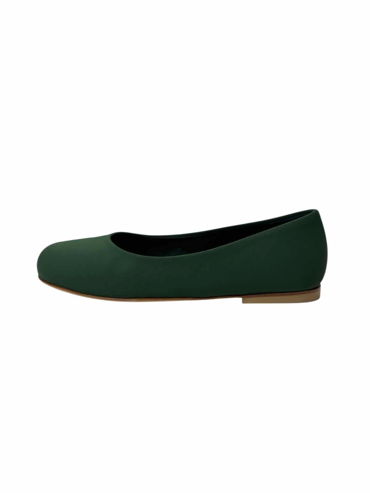 Marni Size 38 Green Fabric Ballet Flats - Image 3