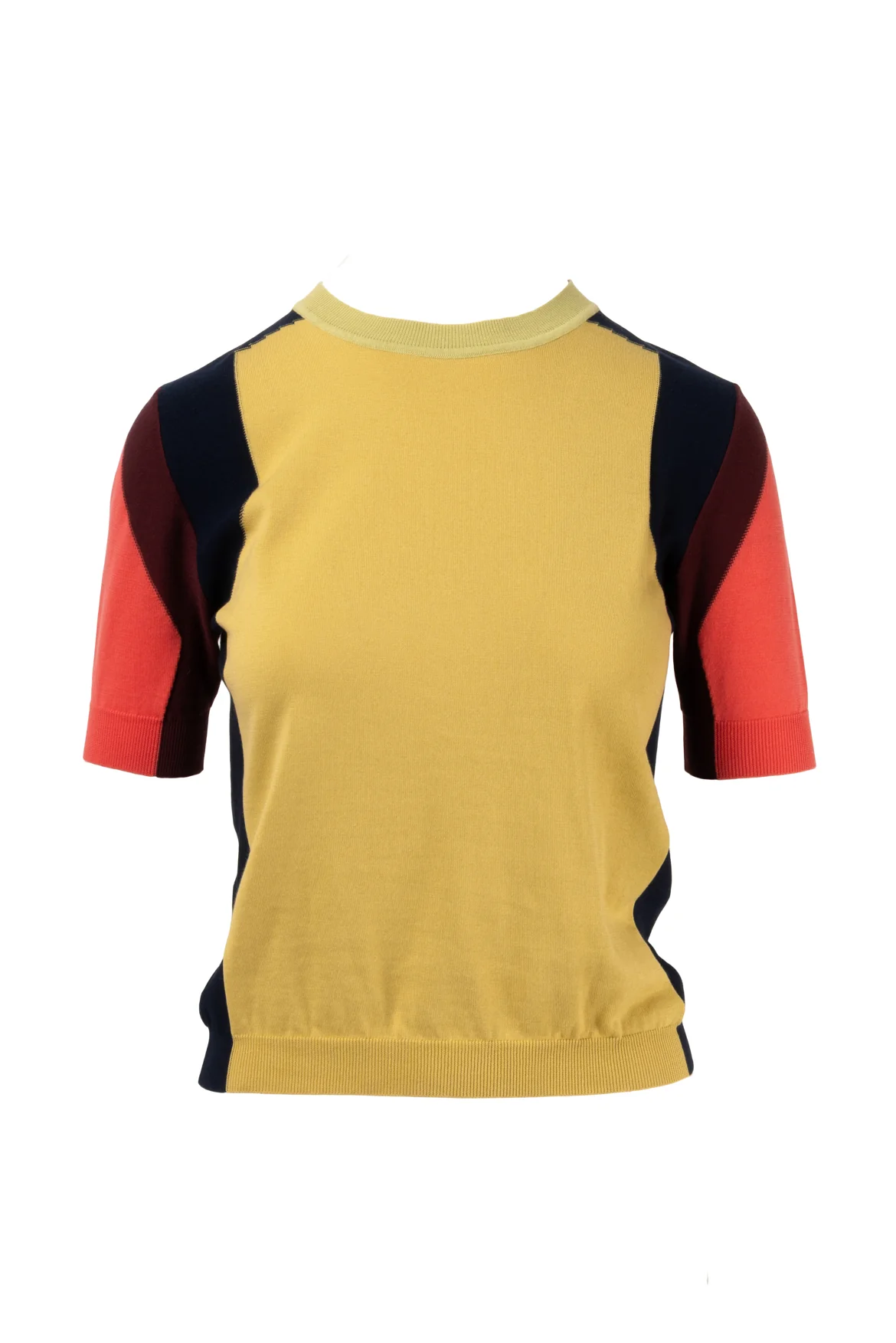 Marni Size 38 Short Sleeve Cotton Sweater