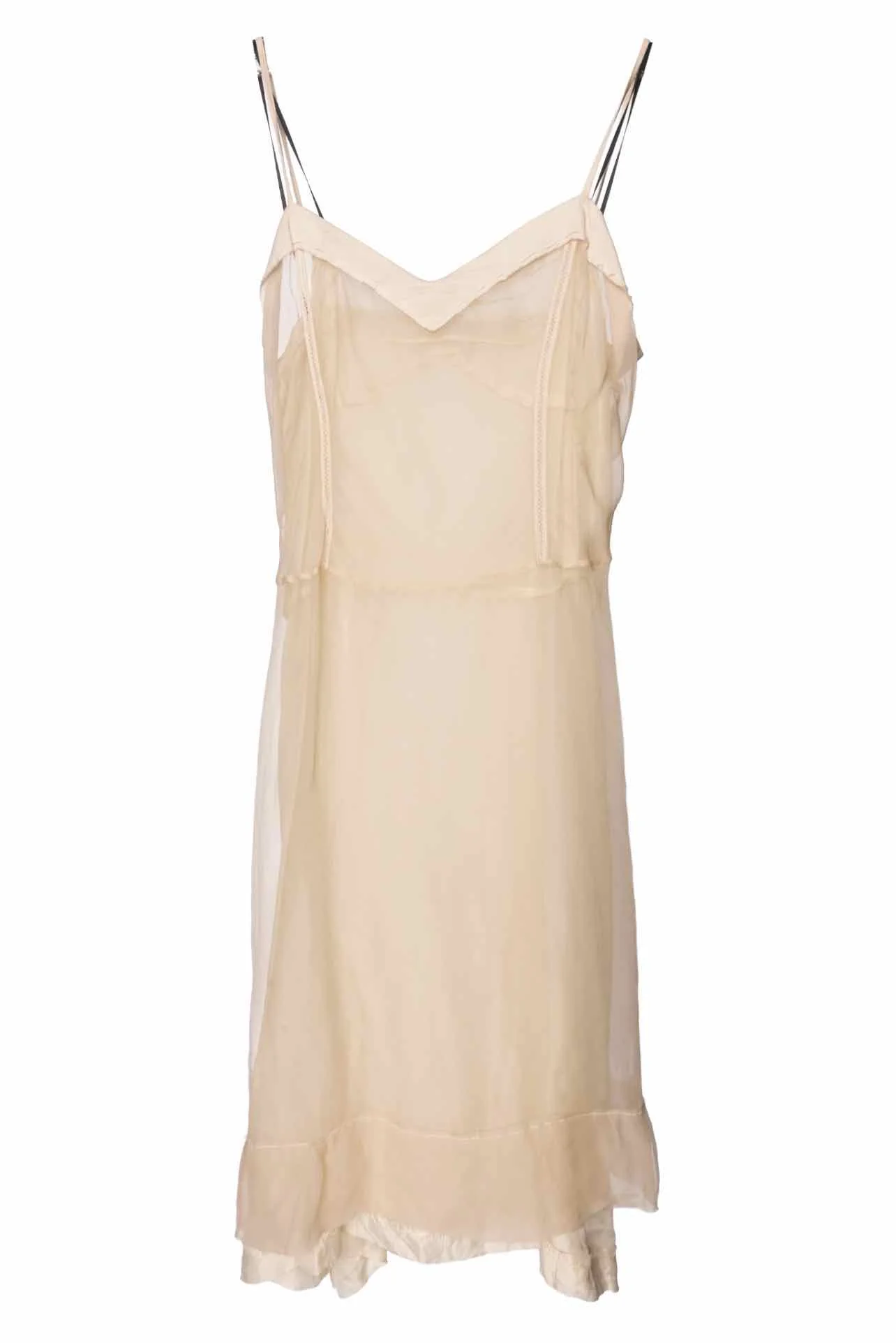 Marni Size 38 Vintage Silk Sheer Dress