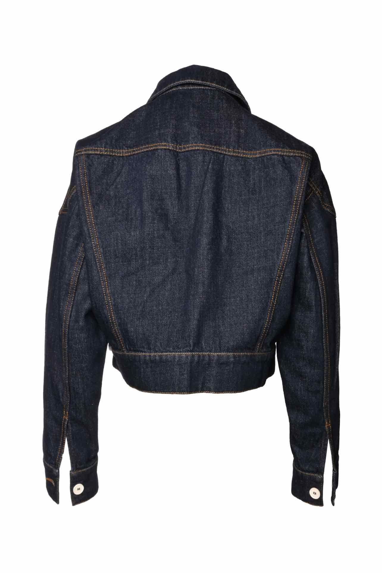 Marni Size 40 Cropped Denim Jacket - Image 2