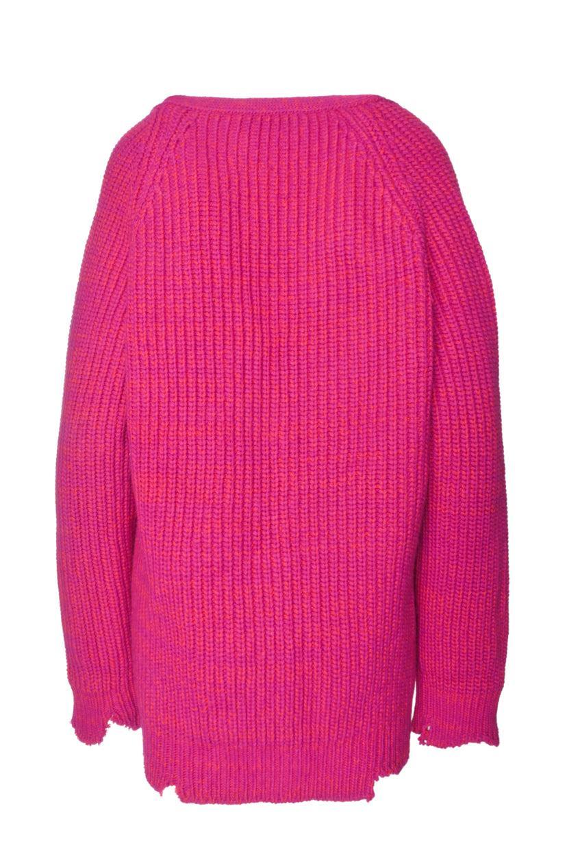 Marni Size 40 Distressed Wool Knit Cardigan - Image 2