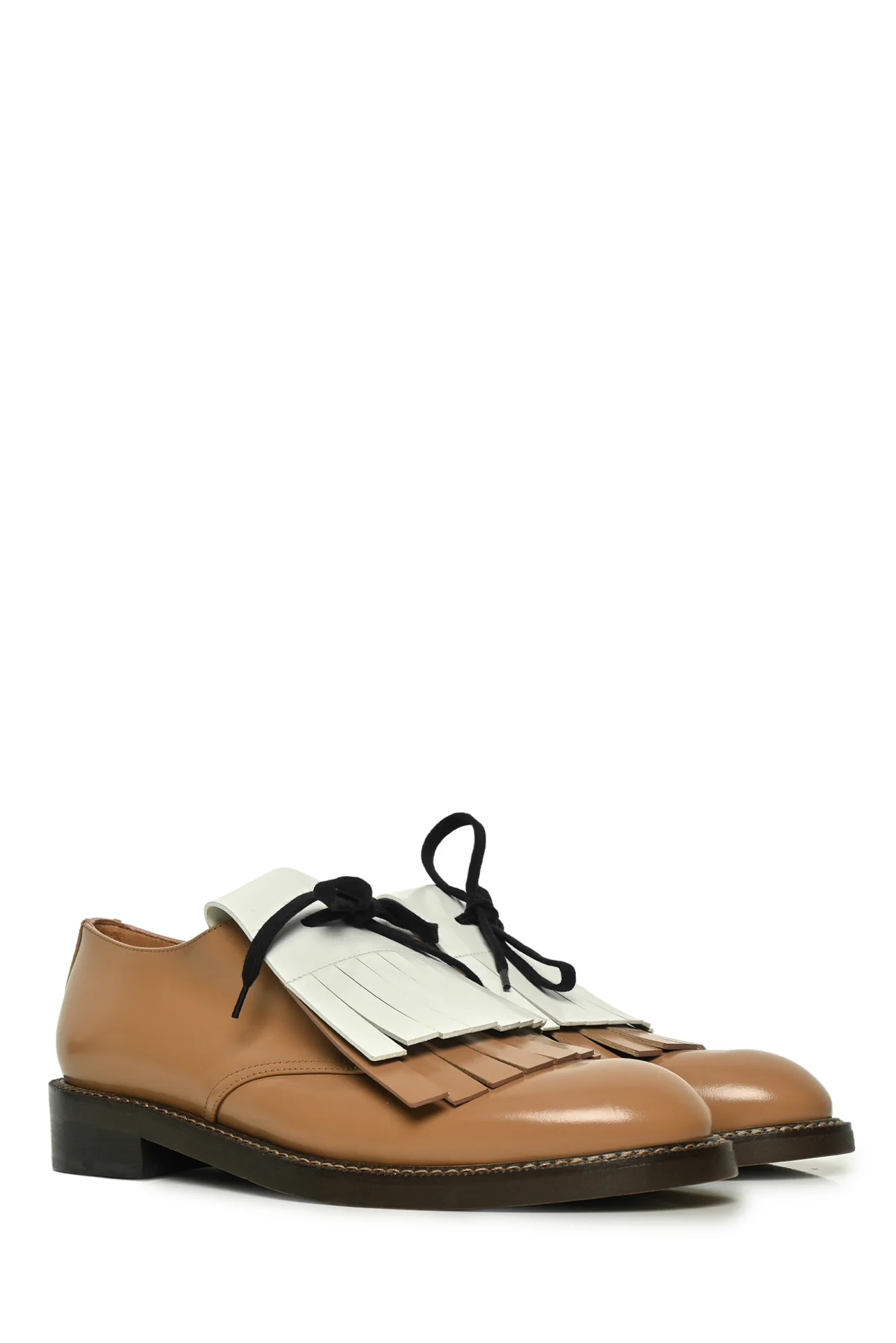 Marni Size 40 Kiltie Fringe Derby - Image 2