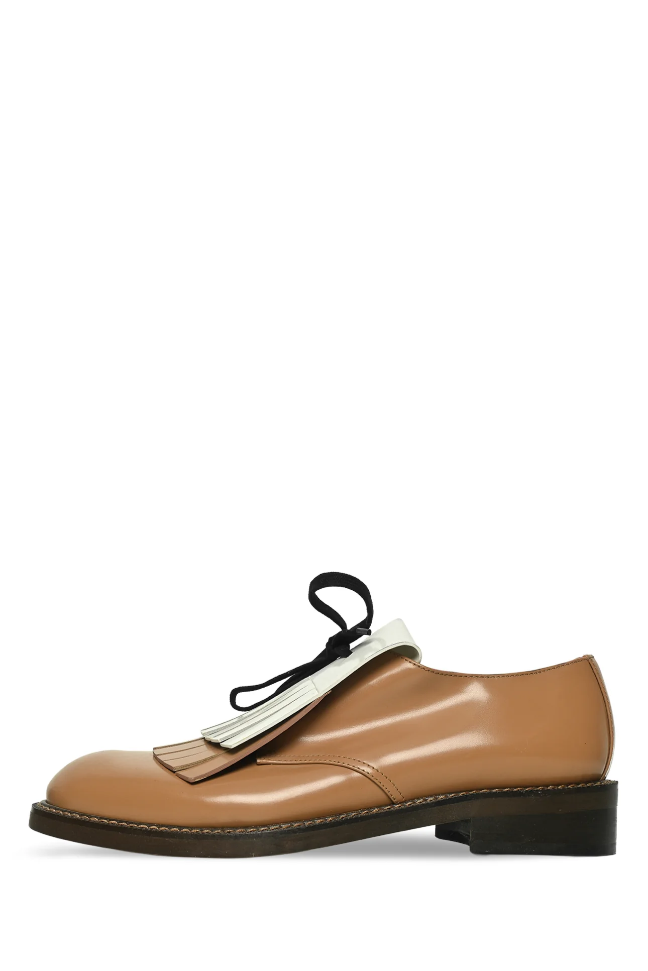 Marni Size 40 Kiltie Fringe Derby - Image 3