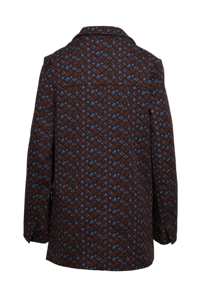 Marni Size 40 Printed Button-up Midi Coat - Image 2
