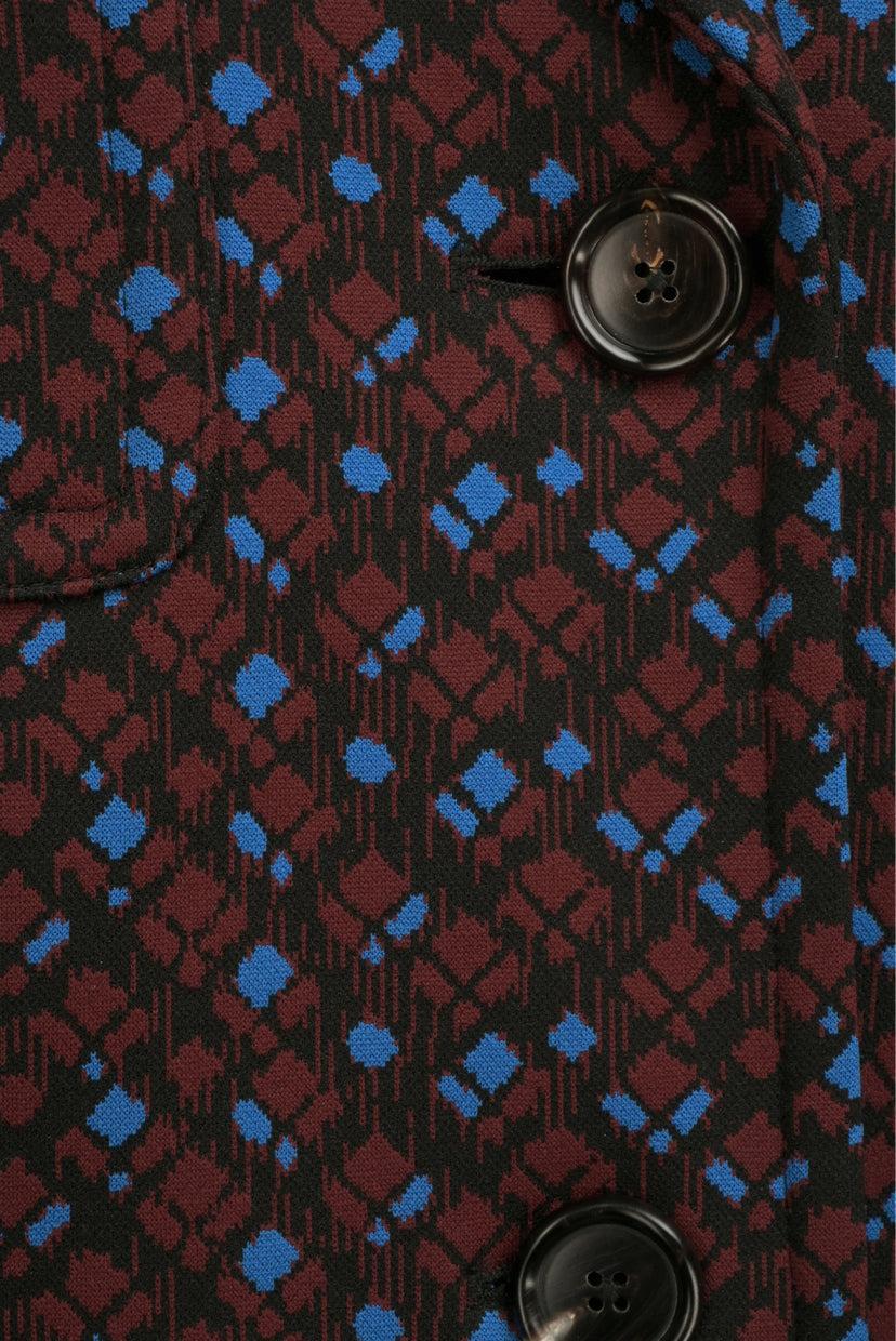 Marni Size 40 Printed Button-up Midi Coat - Image 3