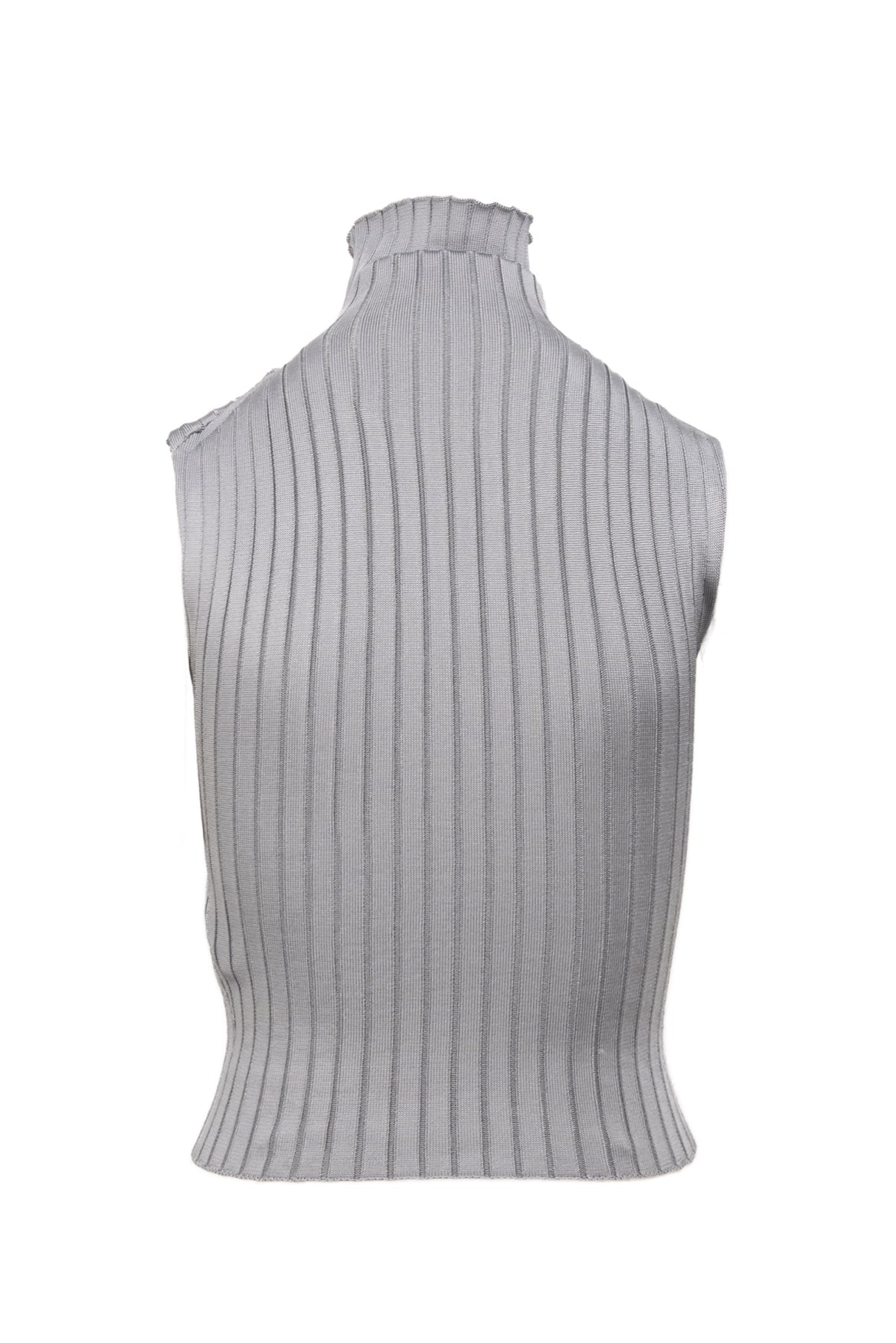 Marni Size 40 Turtleneck Sleeveless Top & Ribbed Cardigan - Image 4
