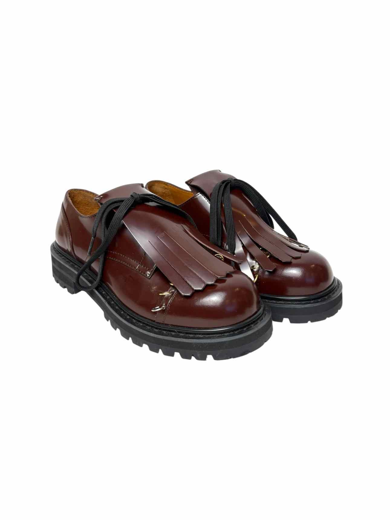 Marni Size 41 Dada Derbys Leather  Flats - Image 2