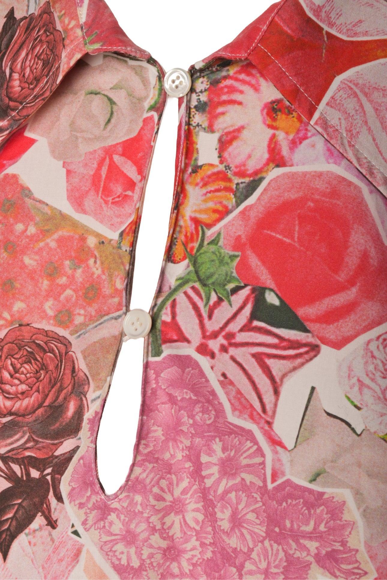 Marni Size 42 Floral Print Shirt Dress - Image 3