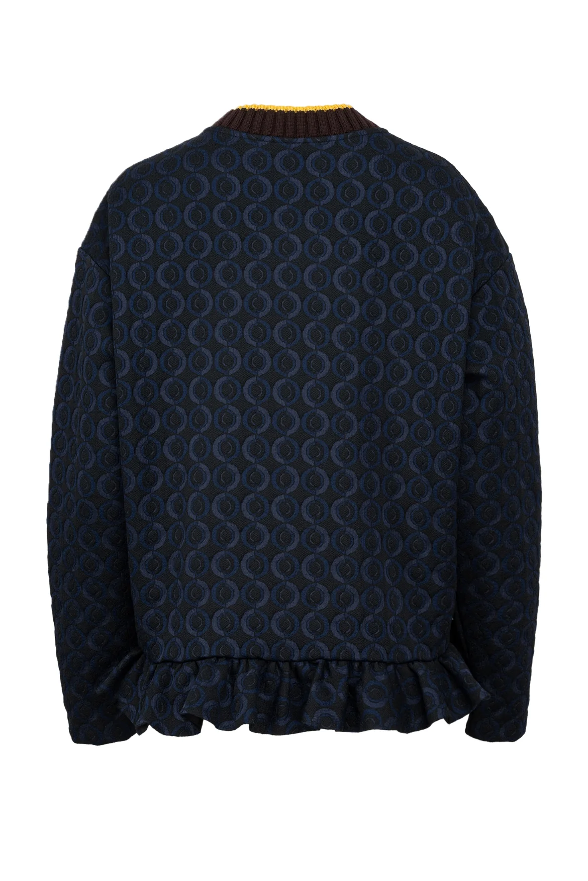 Marni Size 42 Jacquard Knit Collar Jacket - Image 2