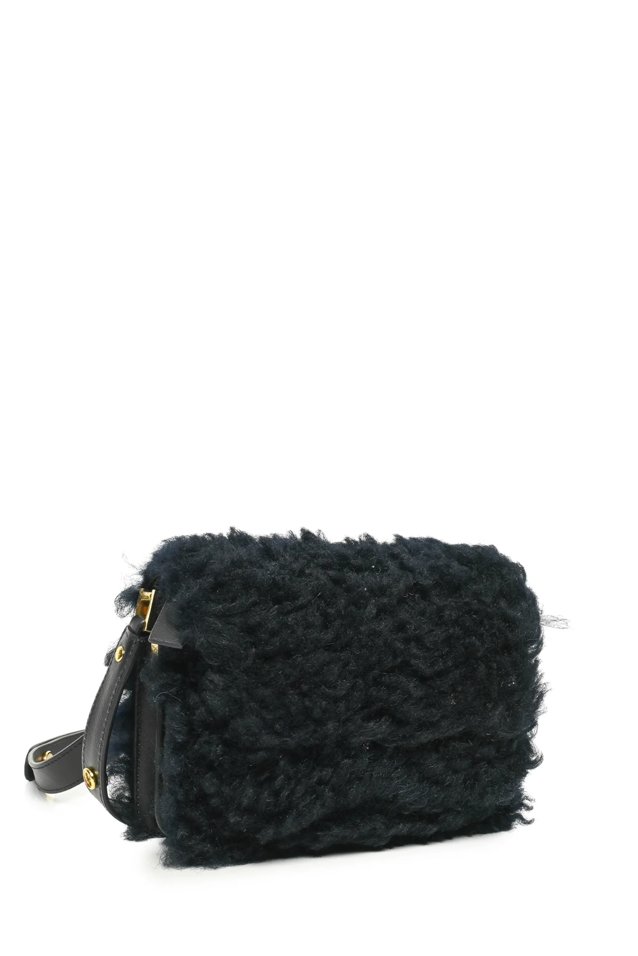 Marni Trunk Mini Shearling Crossbody - Image 2