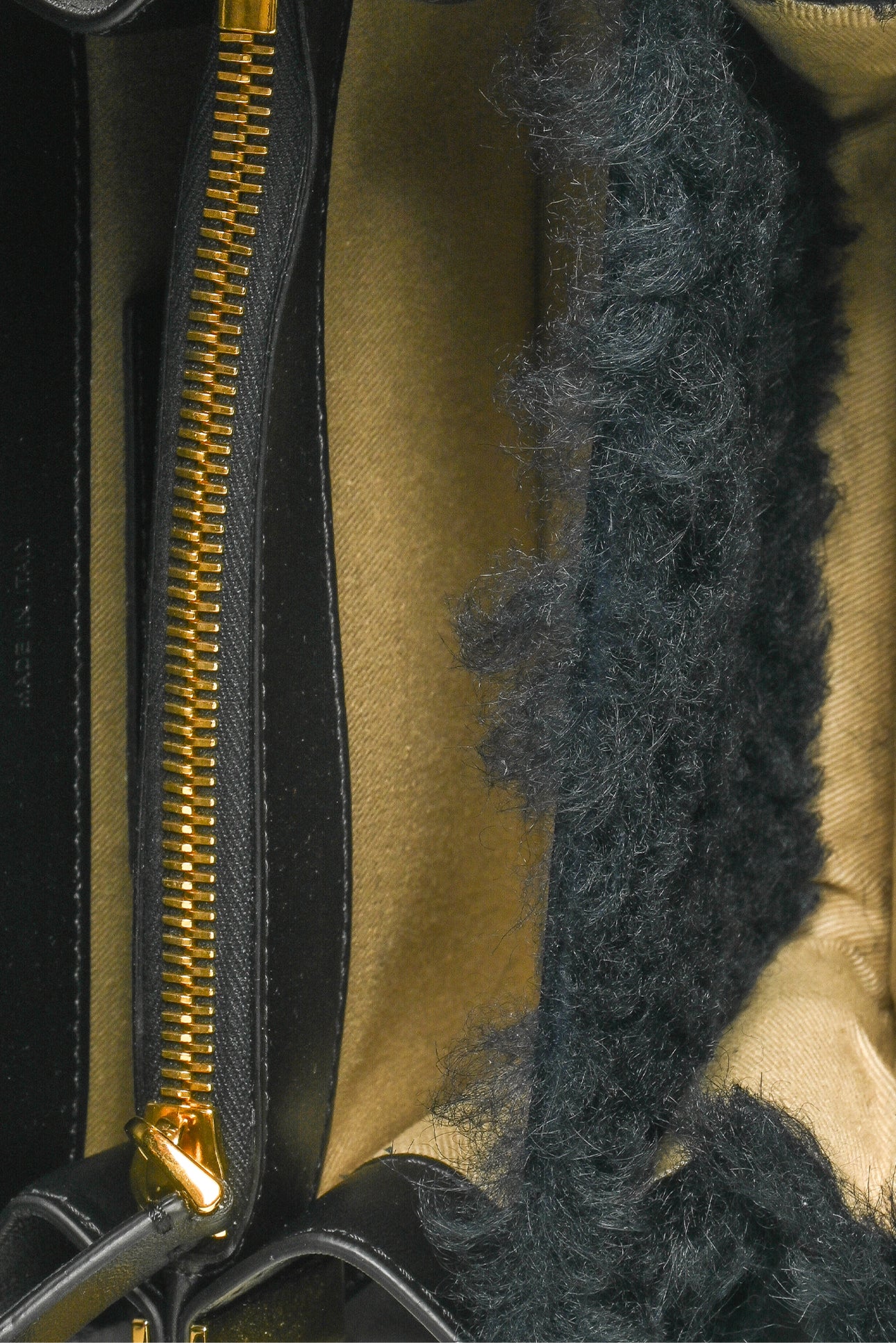 Marni Trunk Mini Shearling Crossbody - Image 9