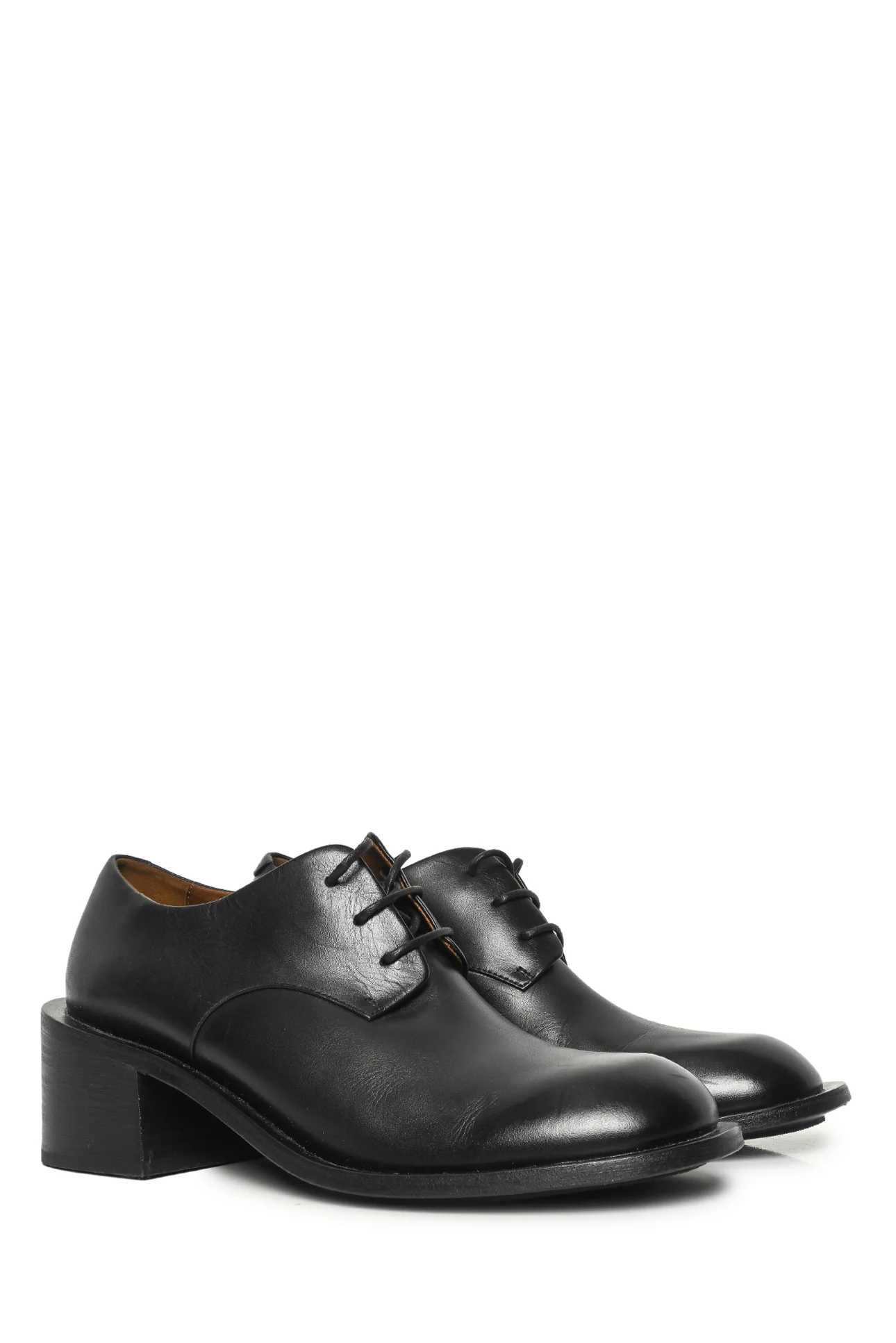 Marsell Size 40 Heeled Leather Loafers - Image 2