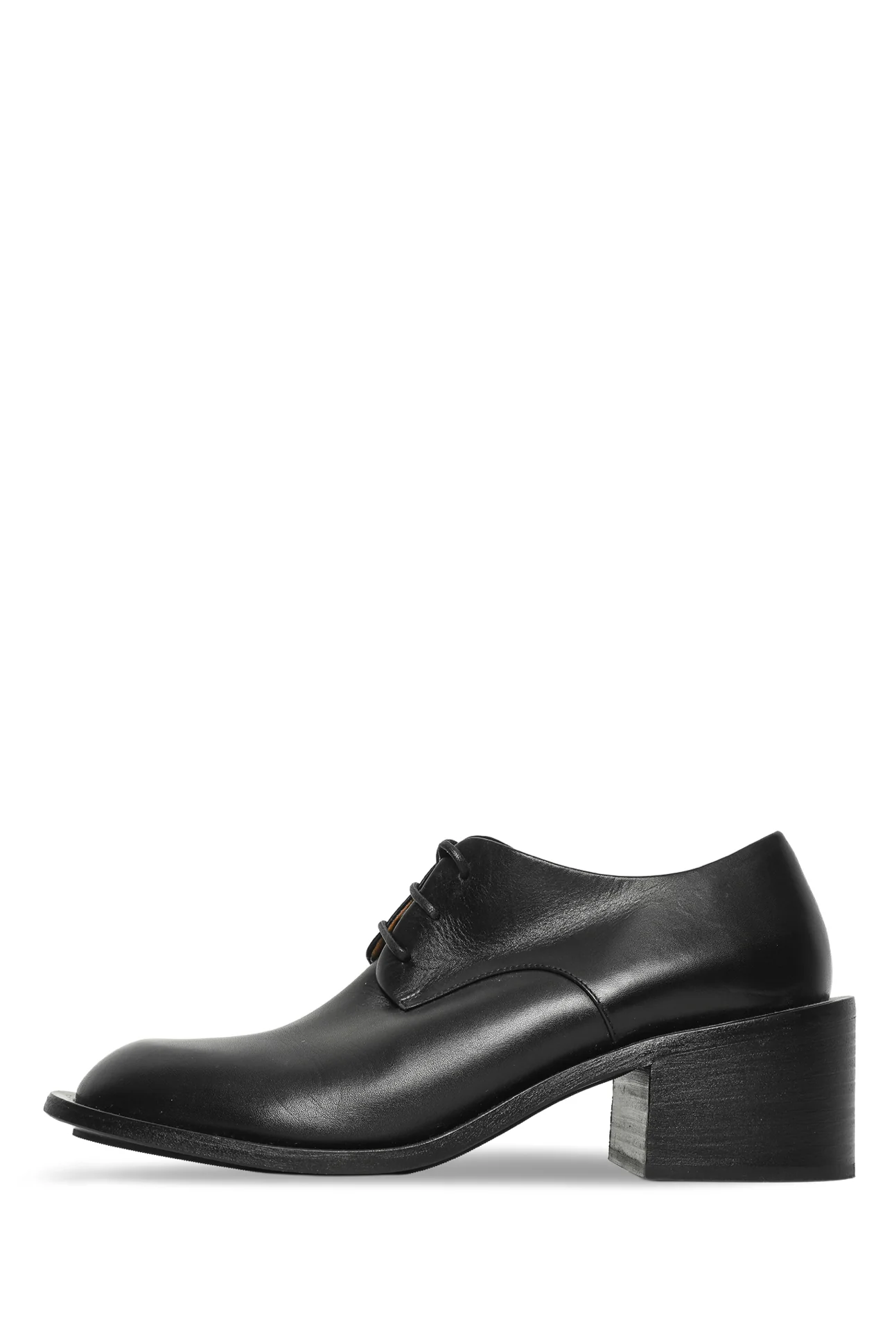 Marsell Size 40 Heeled Leather Loafers - Image 3