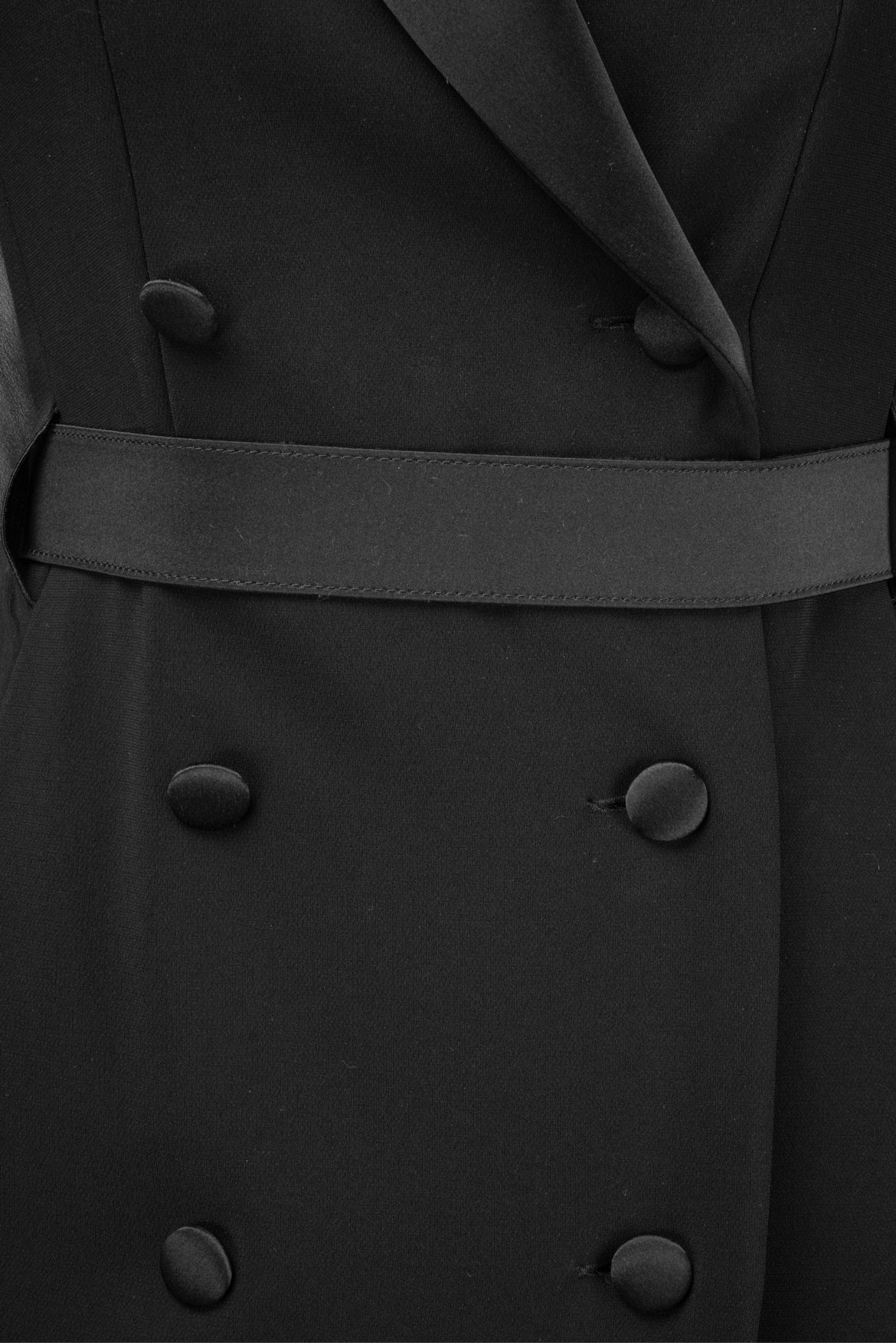 Maxmara Size 2 Palomba Silk Chiffon Sleeve Tuxedo Dress - Image 3