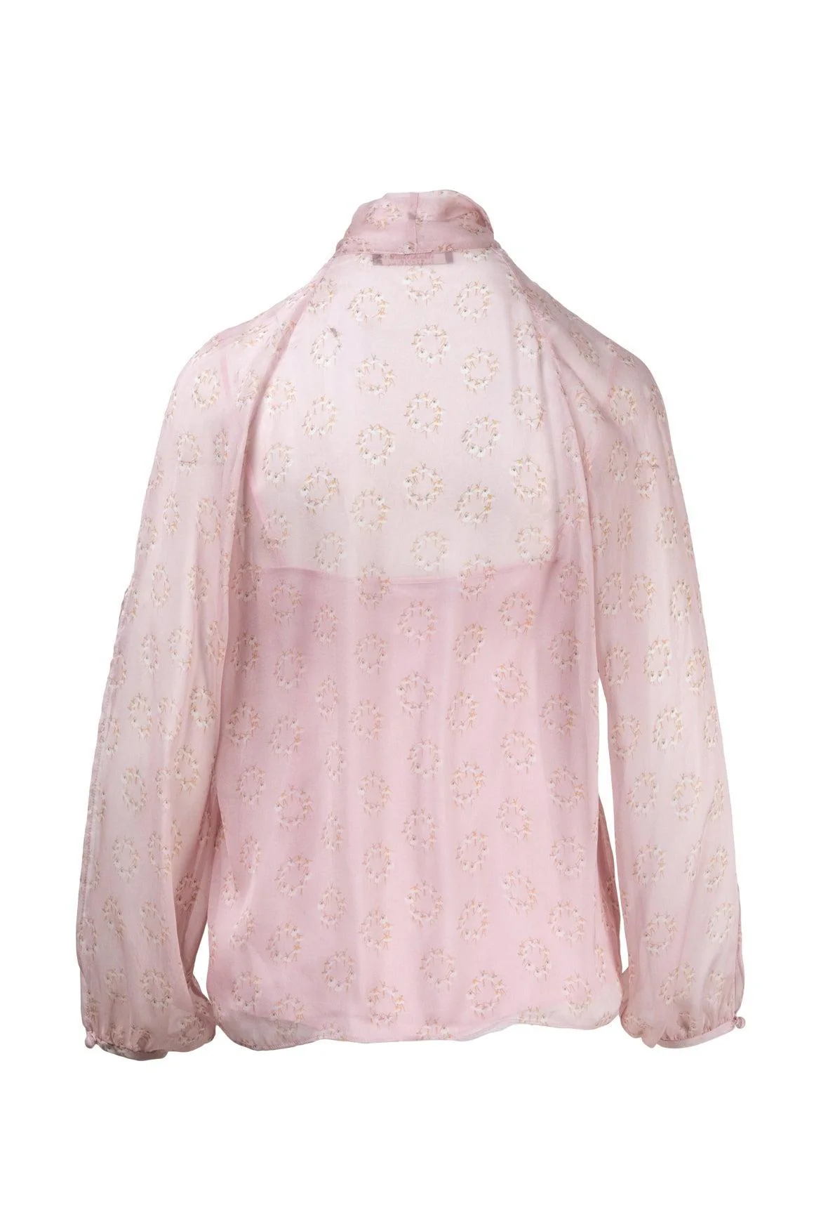 Maxmara Studio Size 4 Ballerina Print Silk Chiffon Blouse - Image 2