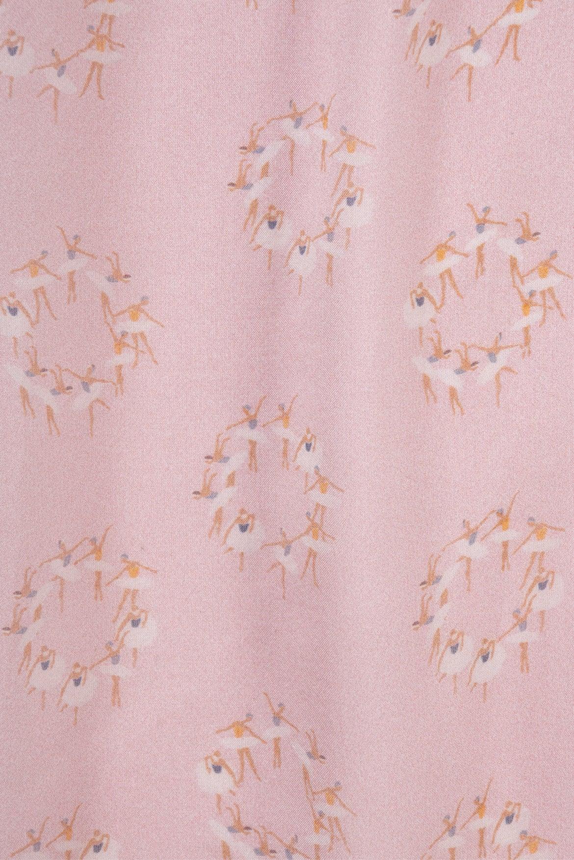 Maxmara Studio Size 4 Ballerina Print Silk Chiffon Blouse - Image 3